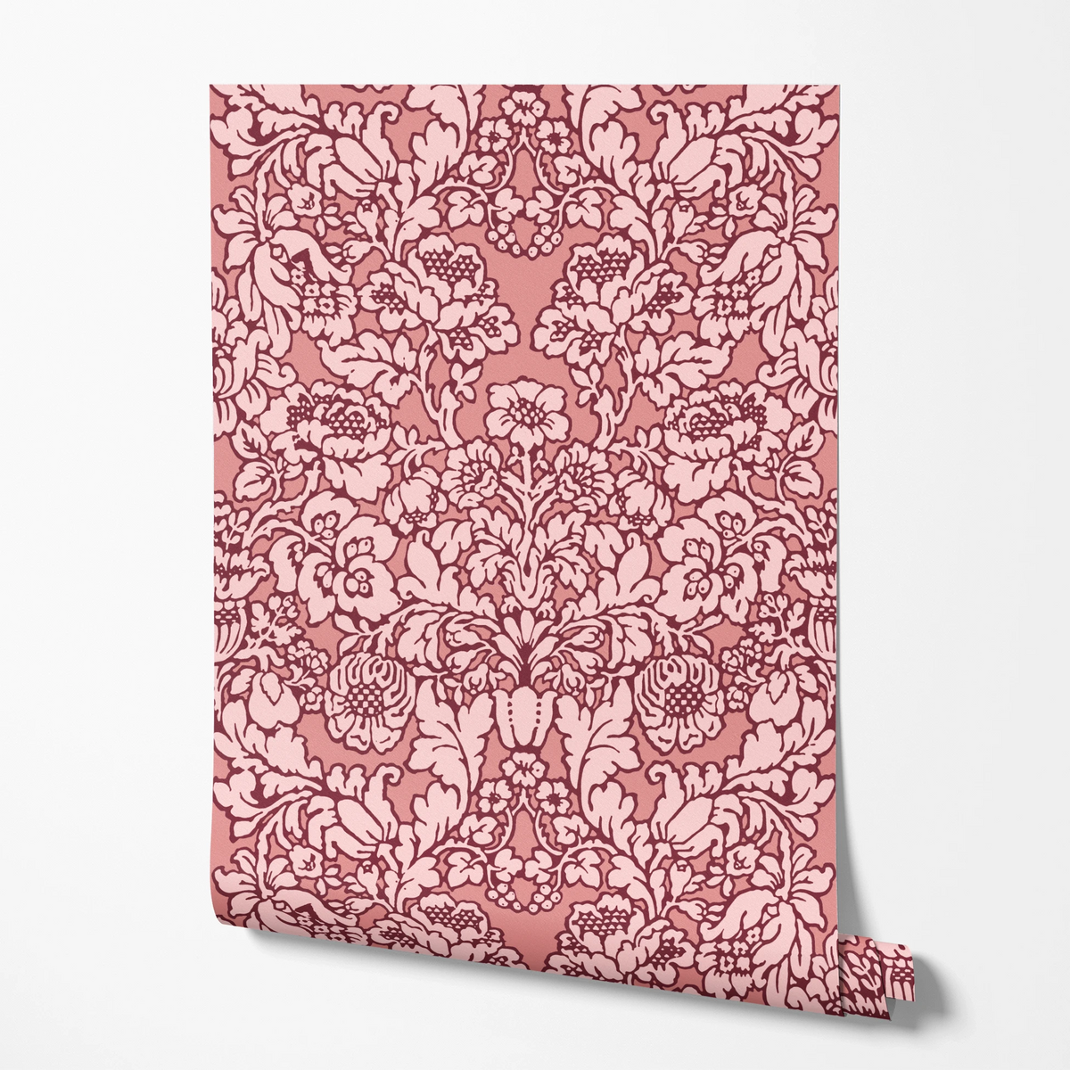 Idela on Clove Pink Wallpaper