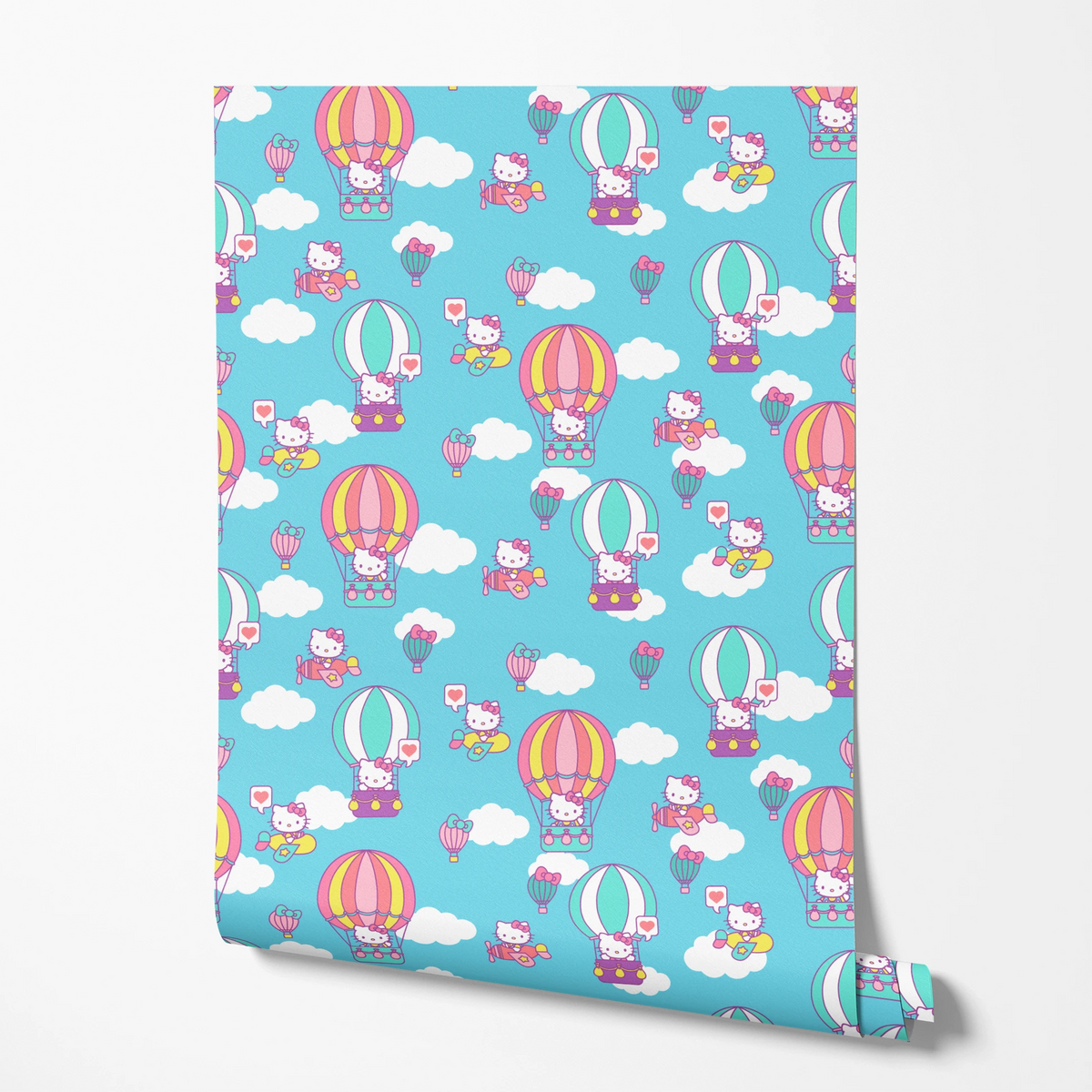 Hello Kitty® Balloon Flight Wallpaper