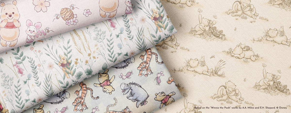 Disney Winnie the Pooh Fabric by the Yard | Shop Fabric Online