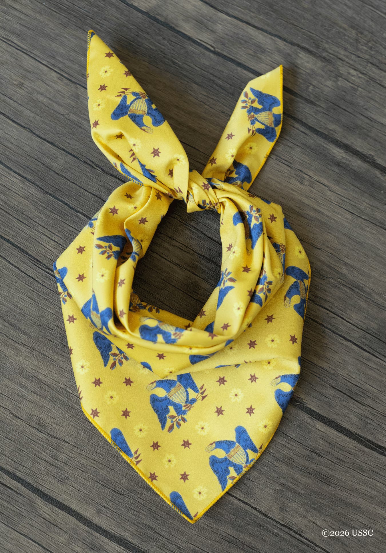 AMERICA250™ Eagle Crest on Gold Bandana