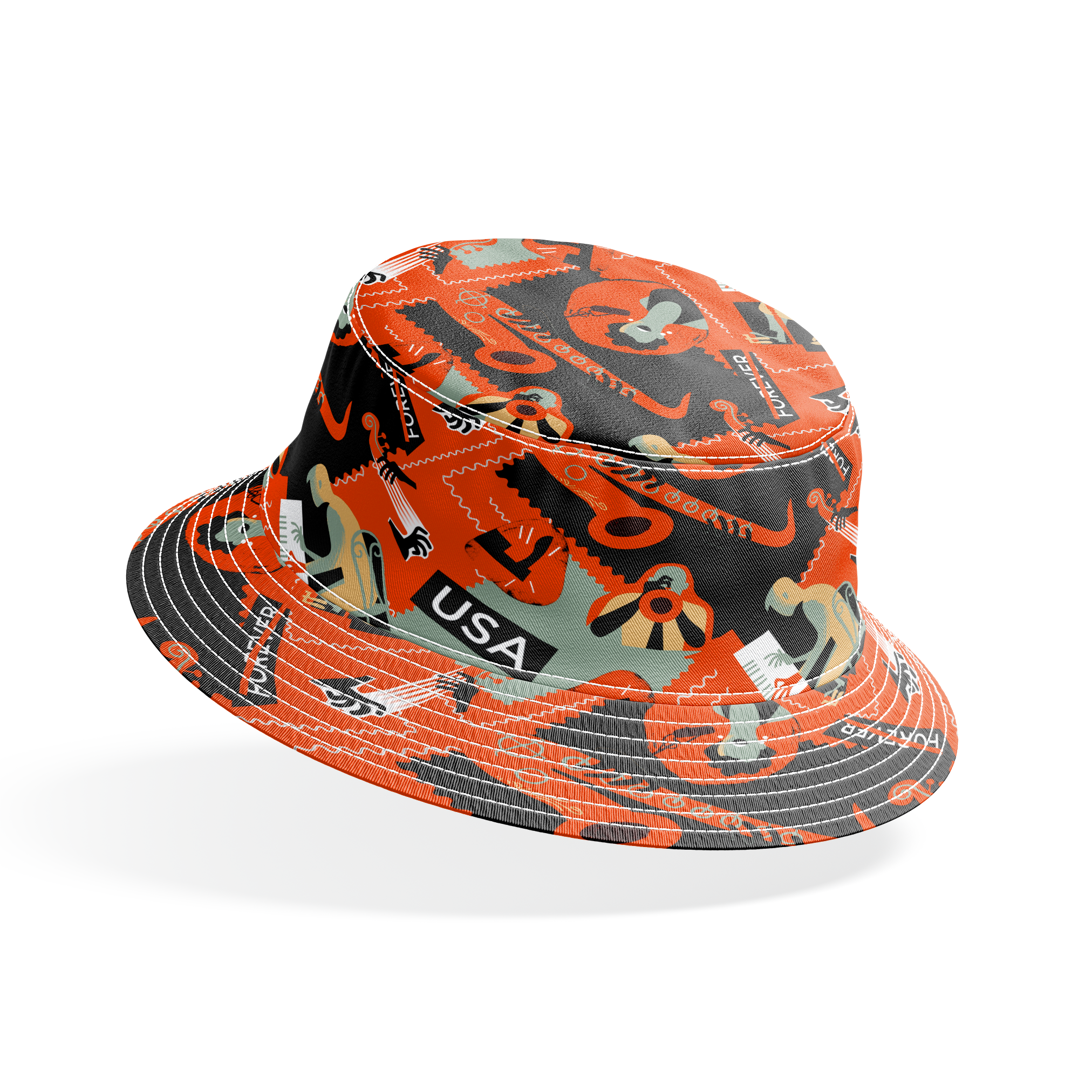  bucket hat mockup