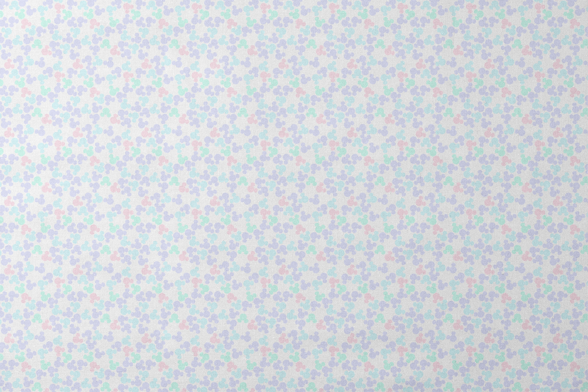 Pastel circular pattern with purple, light blue, green, and pink bubble shapes on white background designs flat mockup