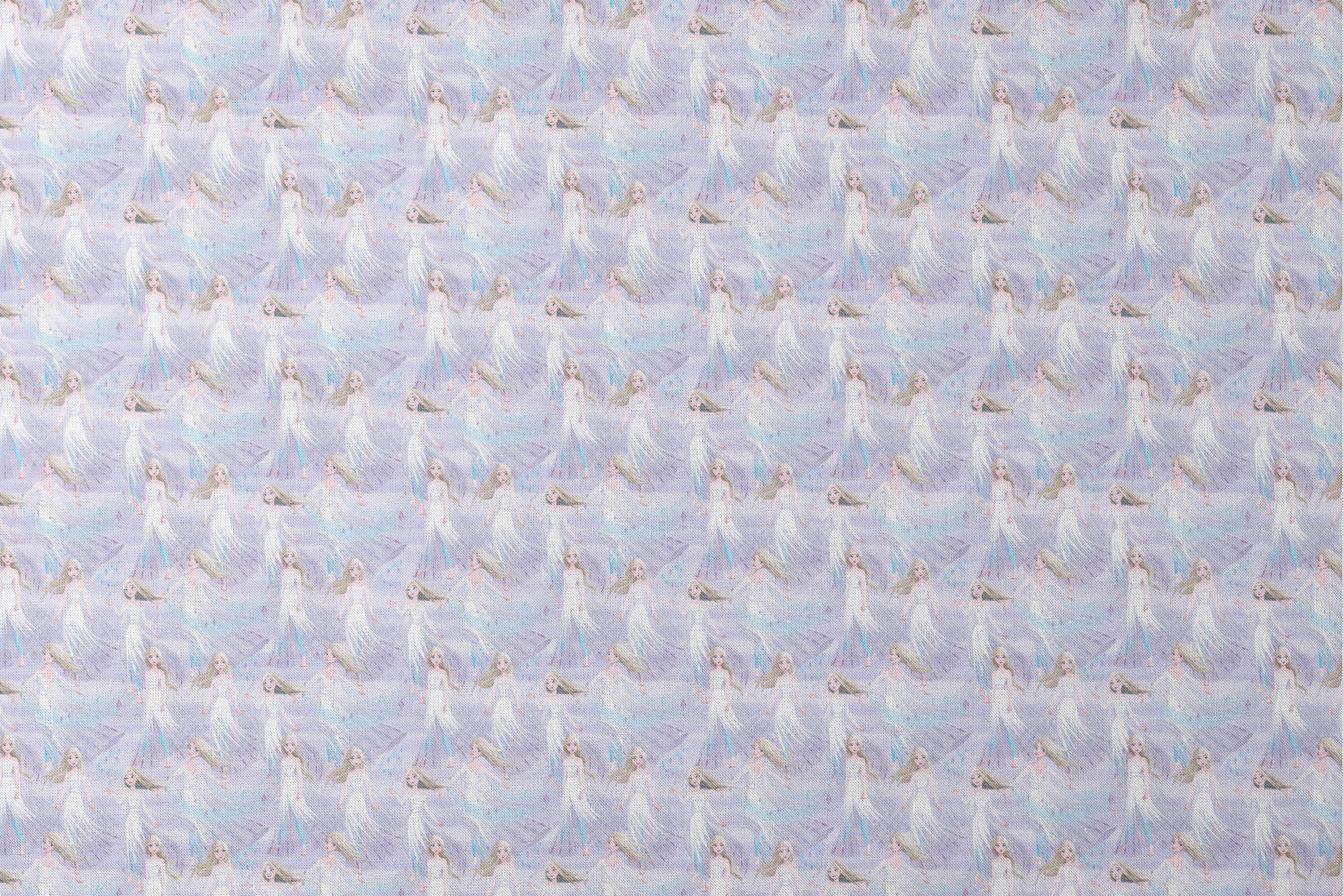 Frozen's Elsa against a dreamy purple-blue background designs flat mockup