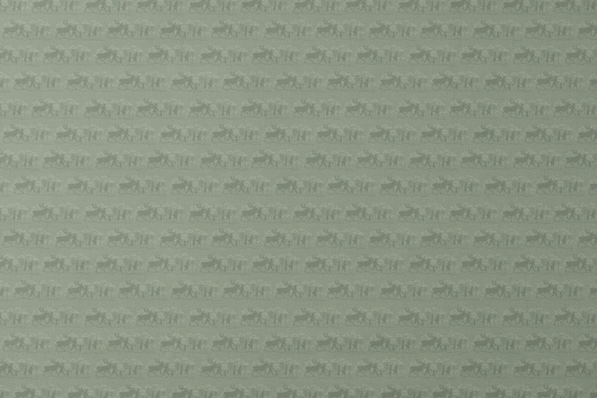 Muted green patterned design with repeating silhouettes of Frozen characters in horizontal bands designs flat mockup