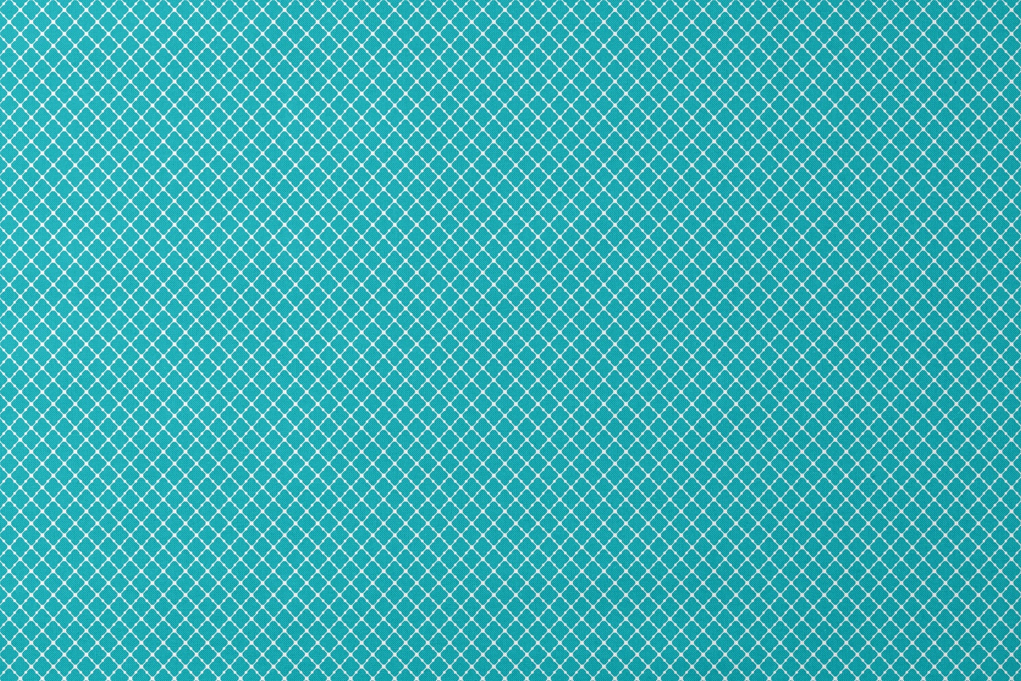 Turquoise and white quatrefoil pattern with Moroccan-inspired geometric design designs flat mockup