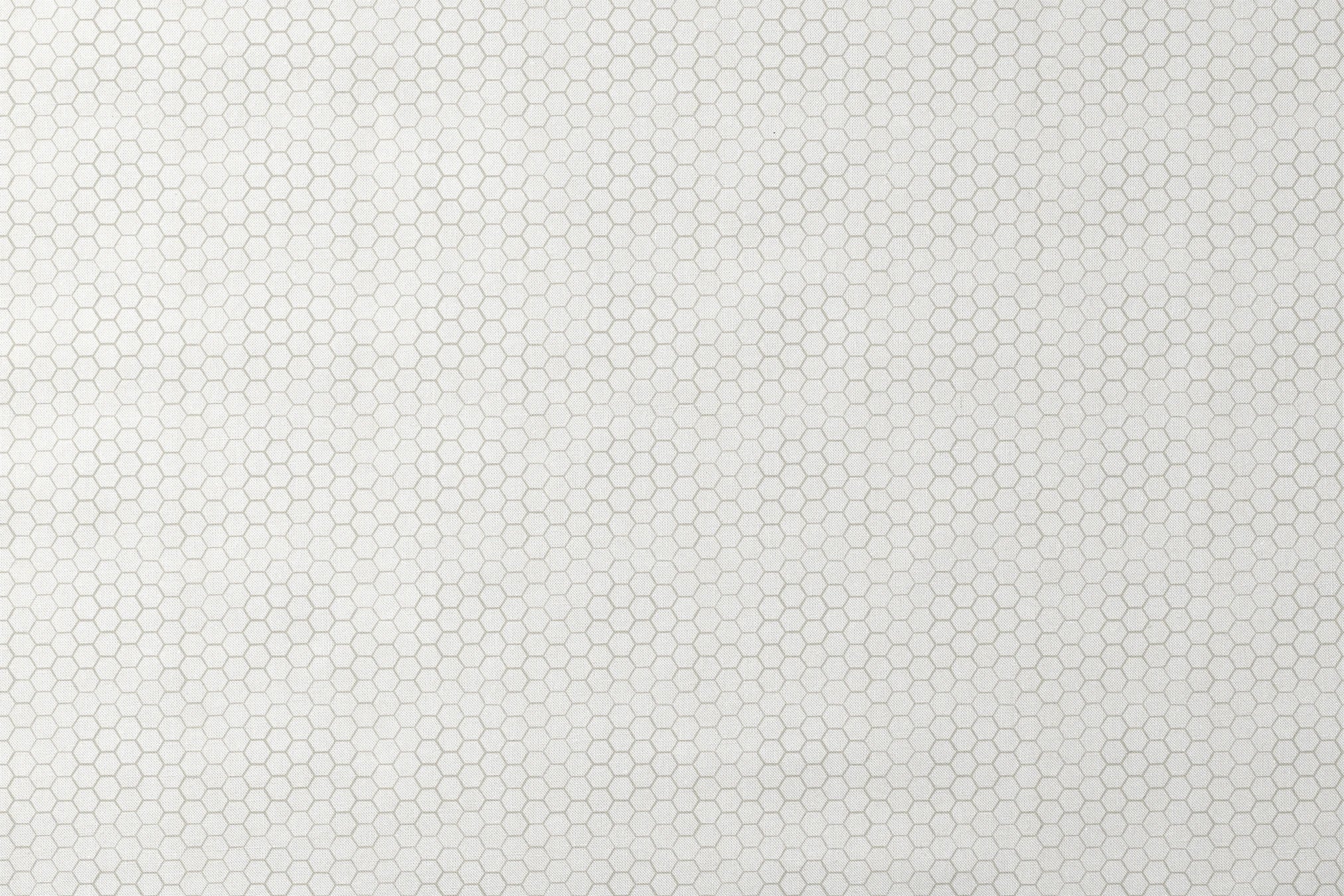 White and beige honeycomb pattern fabric designed by Nicole Tamarin with a subtle, modern farmhouse style. designs flat mockup