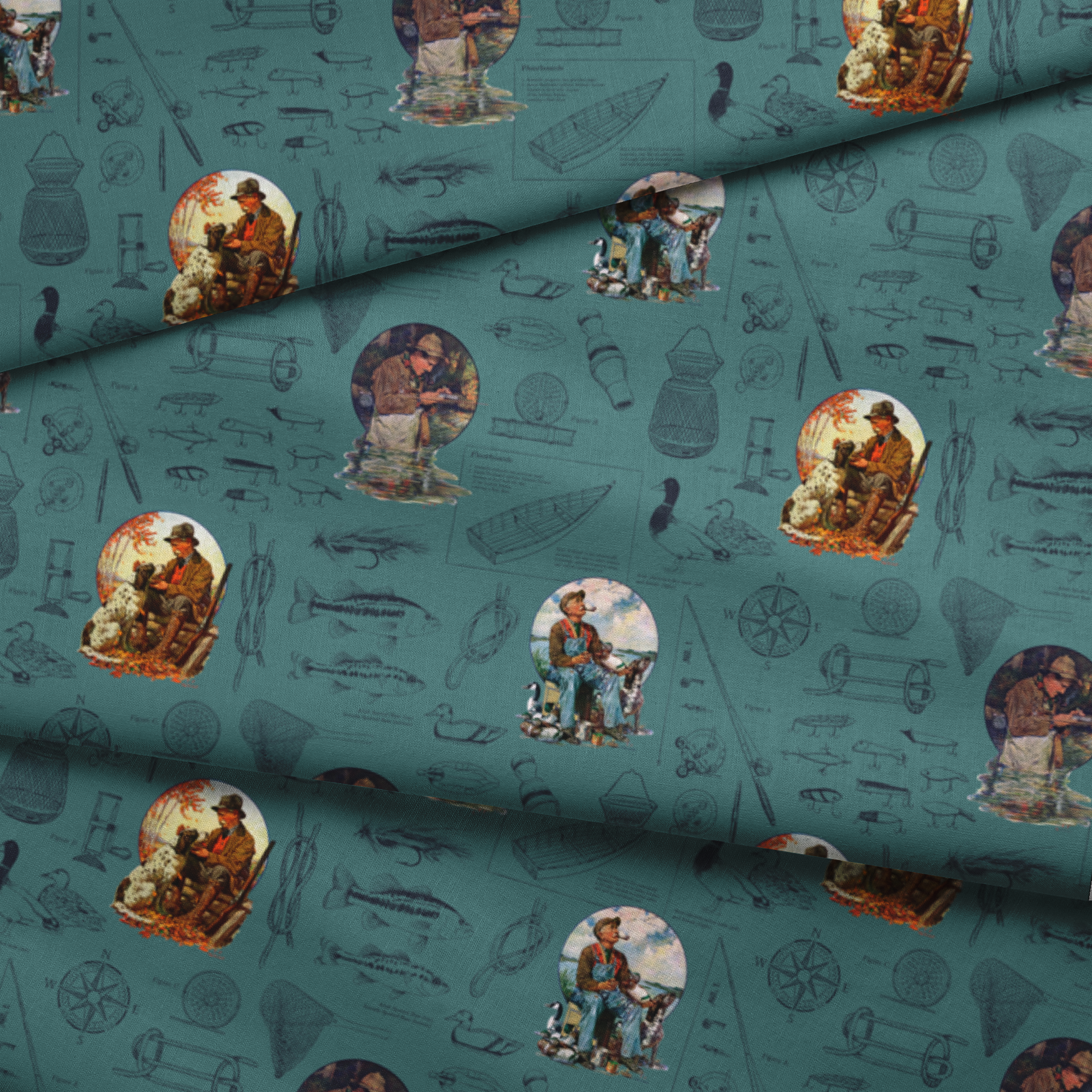  fabric fold mockup