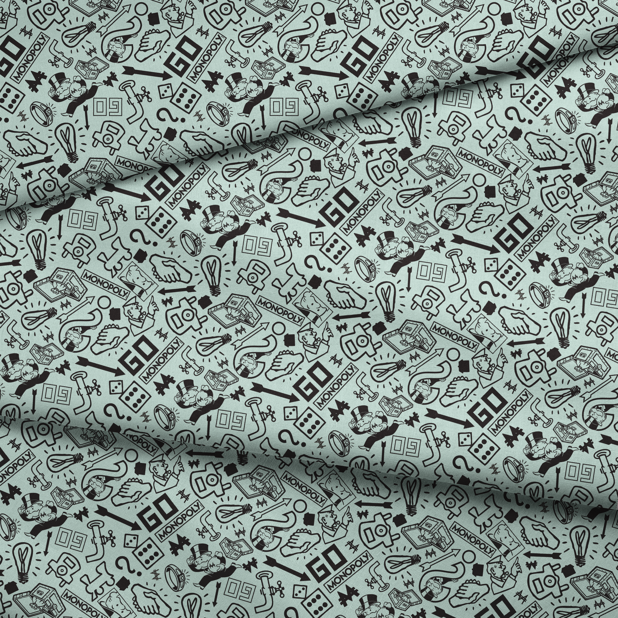  fabric fold mockup