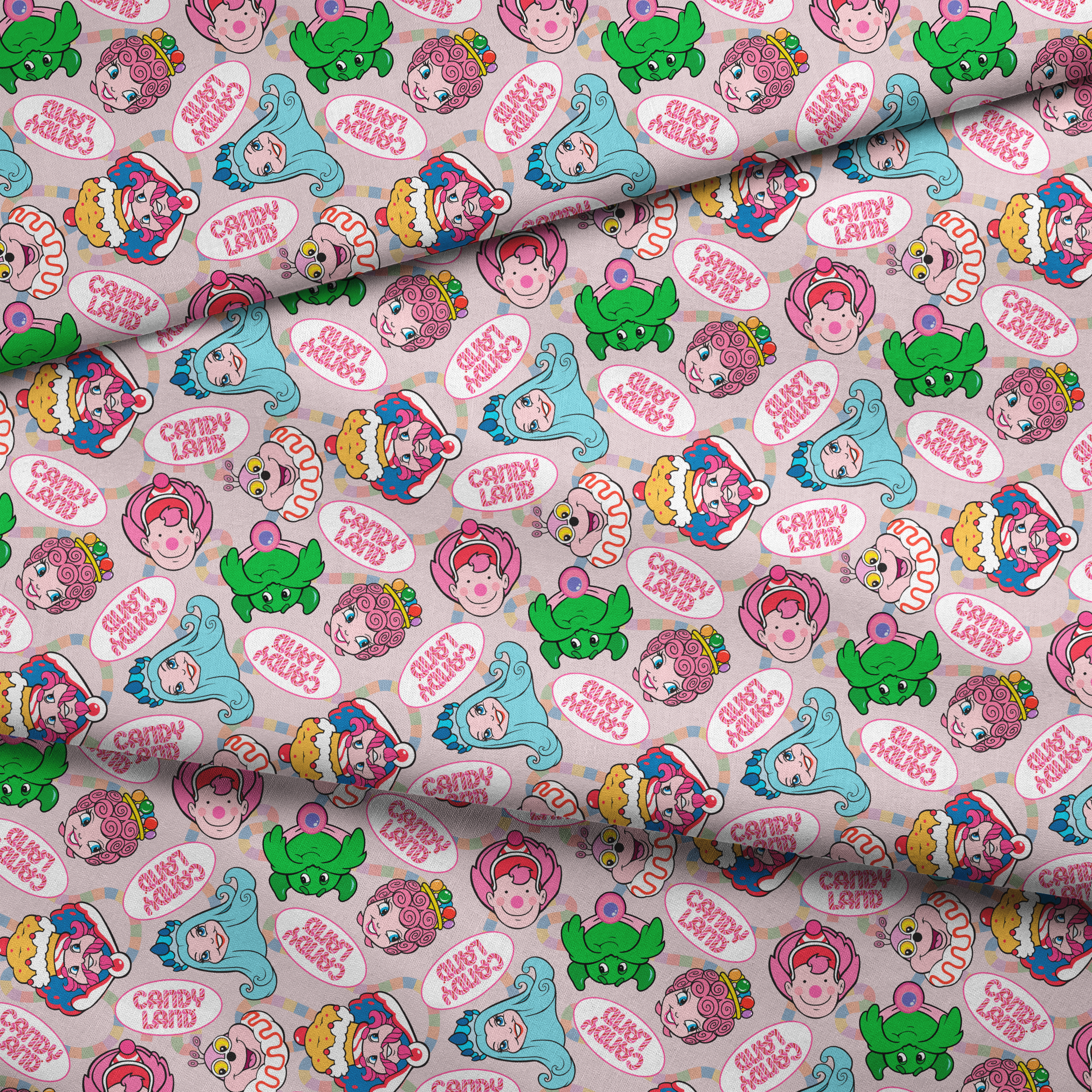 fabric fold mockup