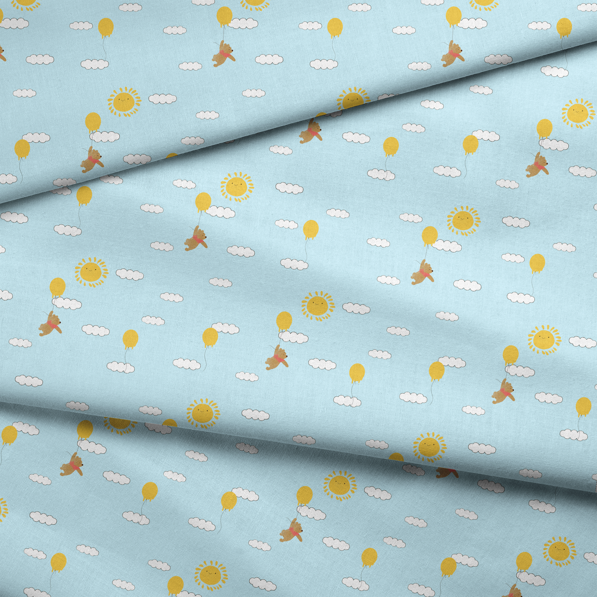  fabric fold mockup
