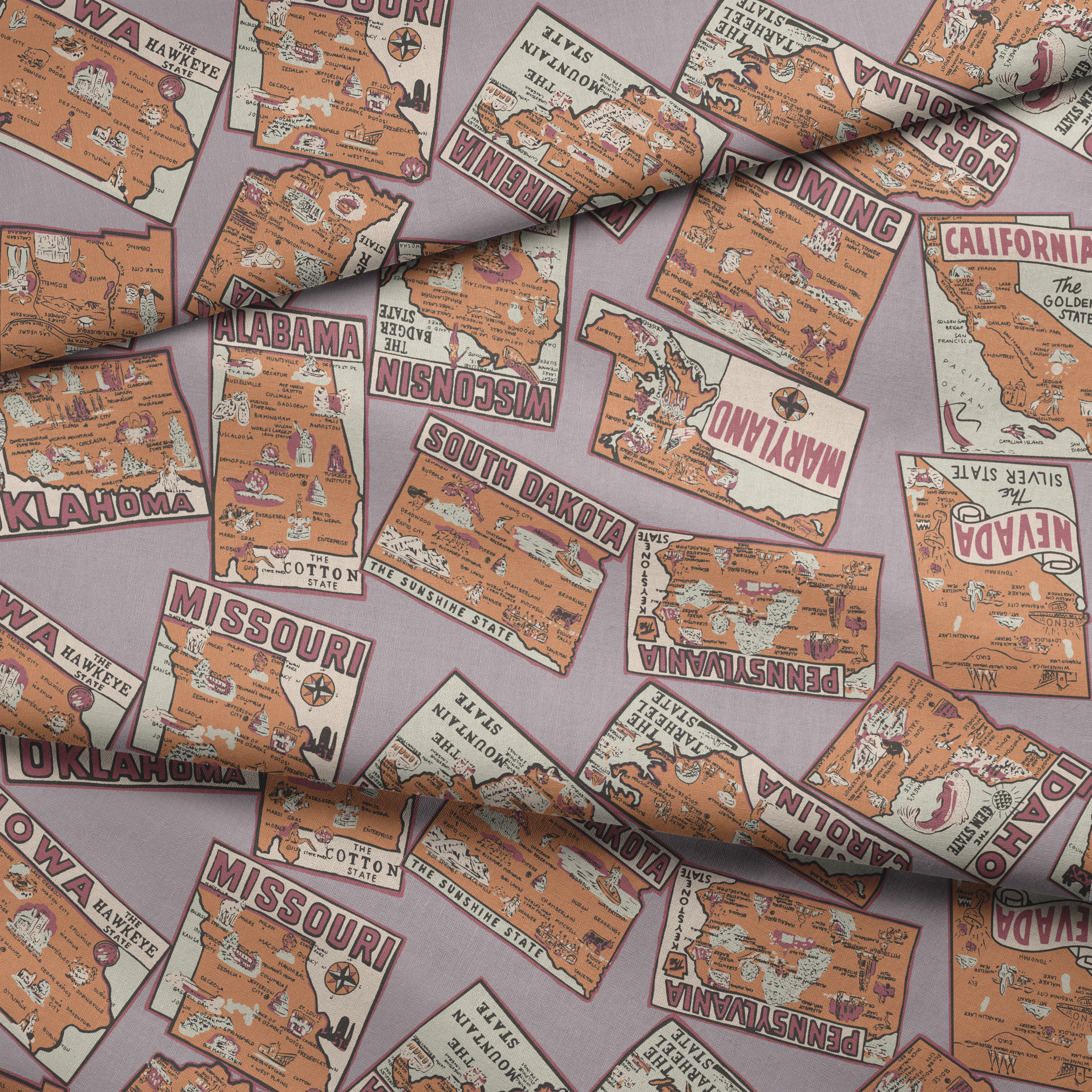 fabric fold mockup