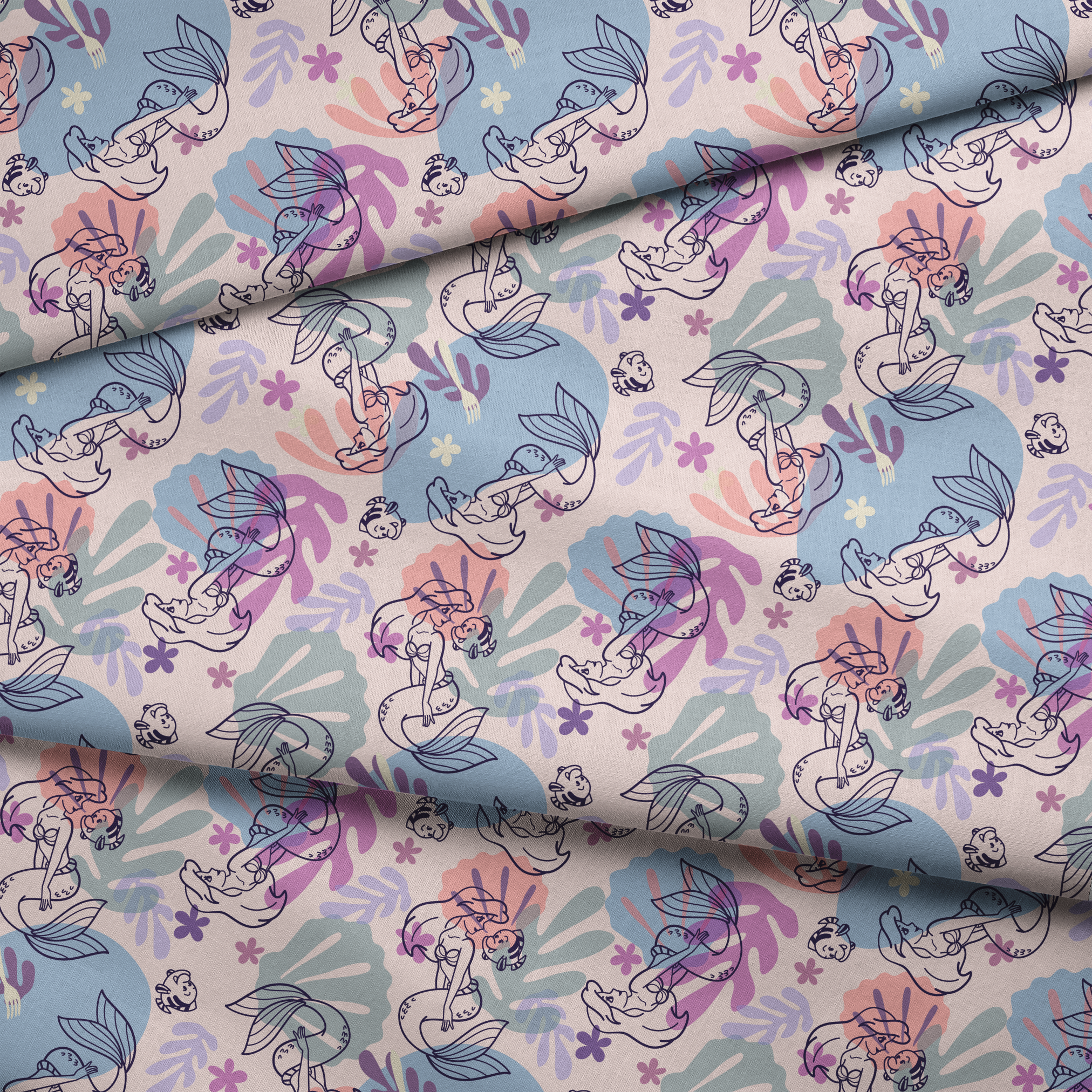  fabric fold mockup