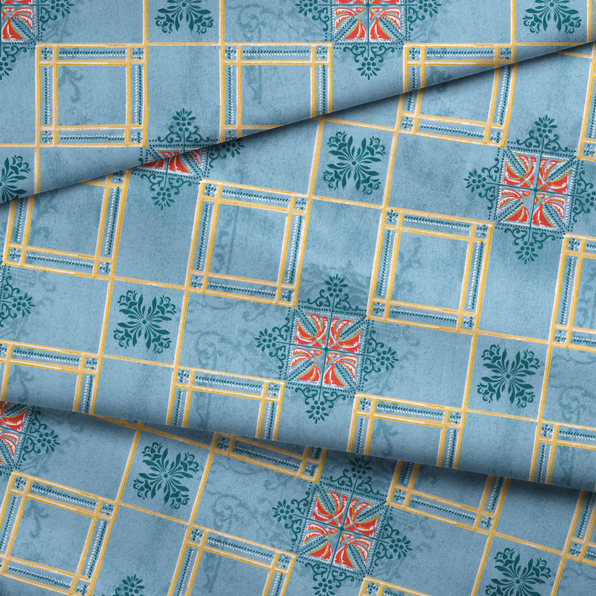  fabric fold mockup