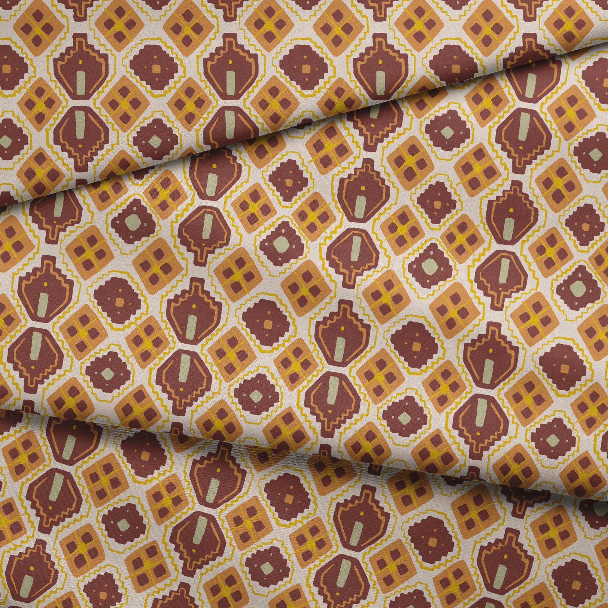 fabric fold mockup