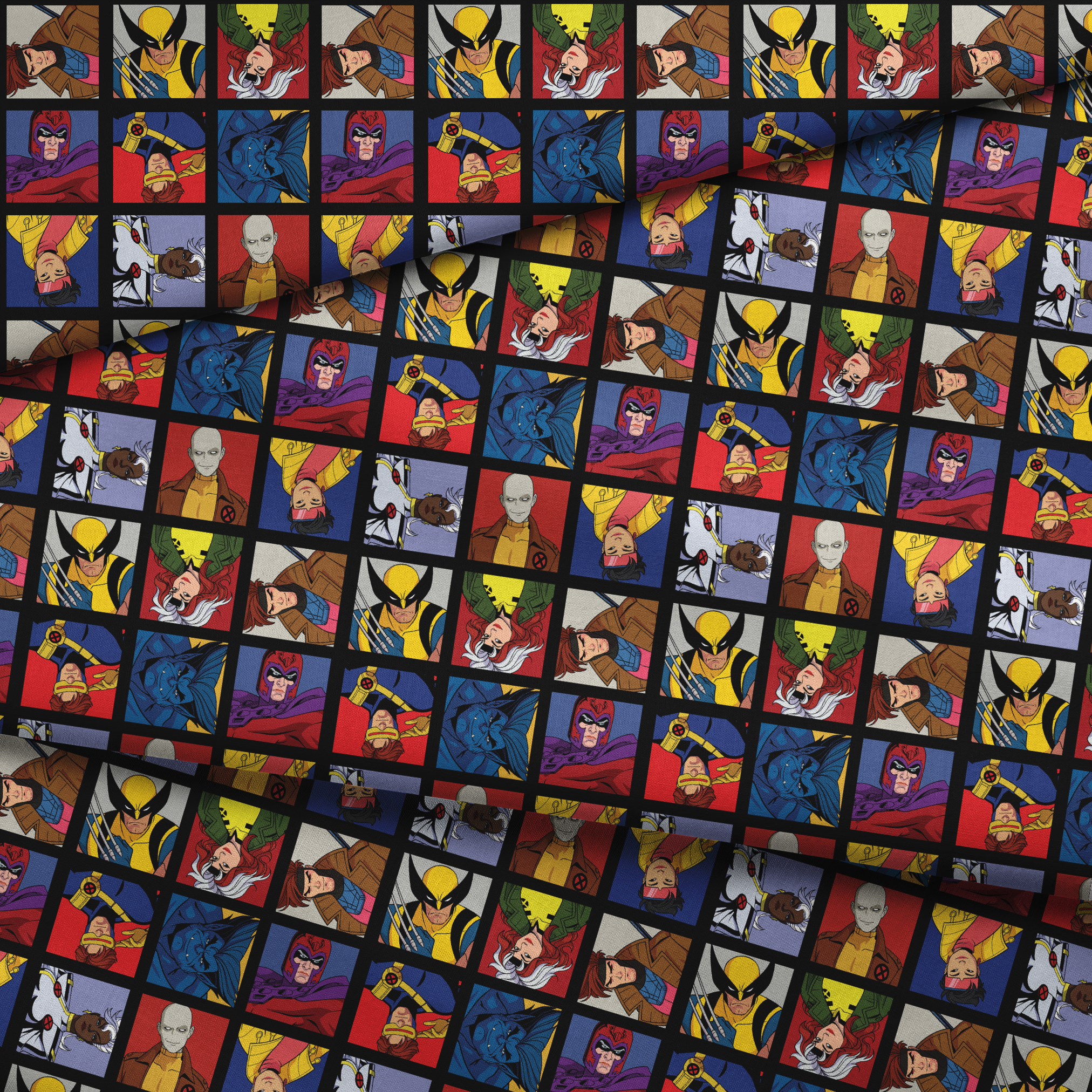  fabric fold mockup
