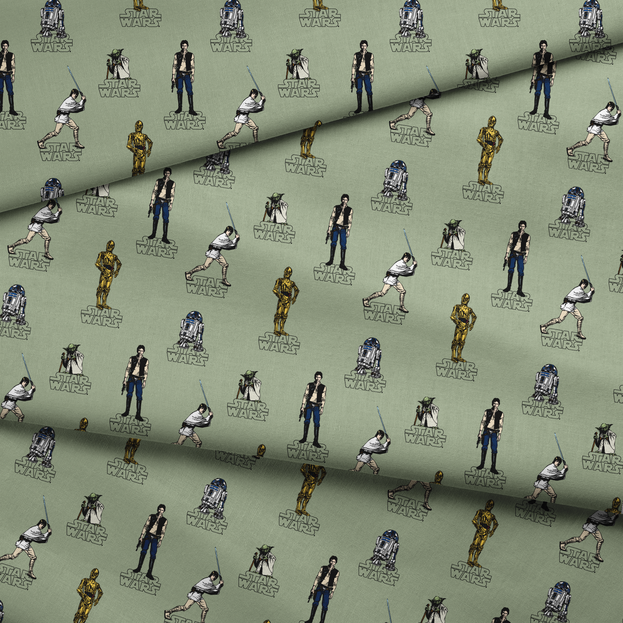  fabric fold mockup