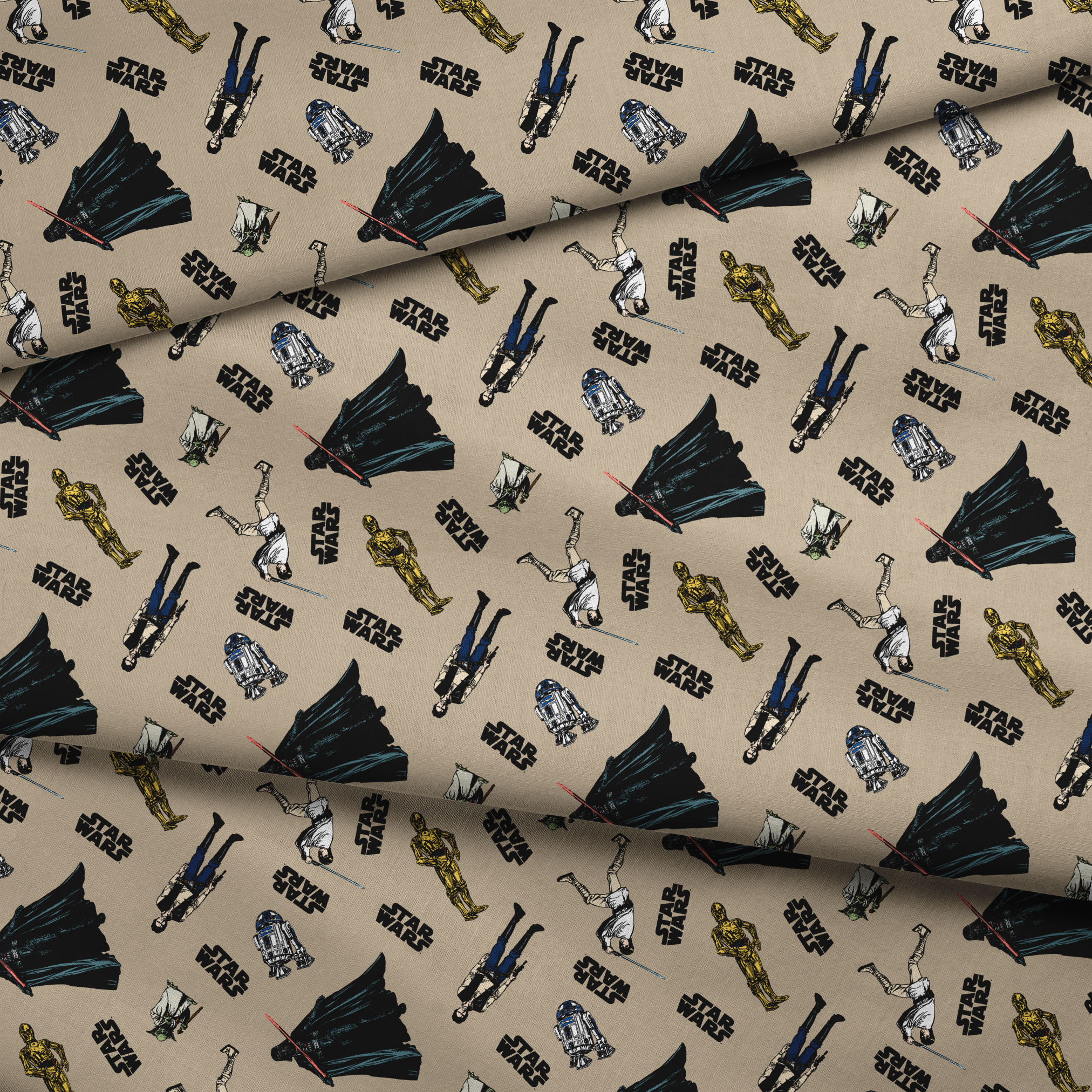  fabric fold mockup