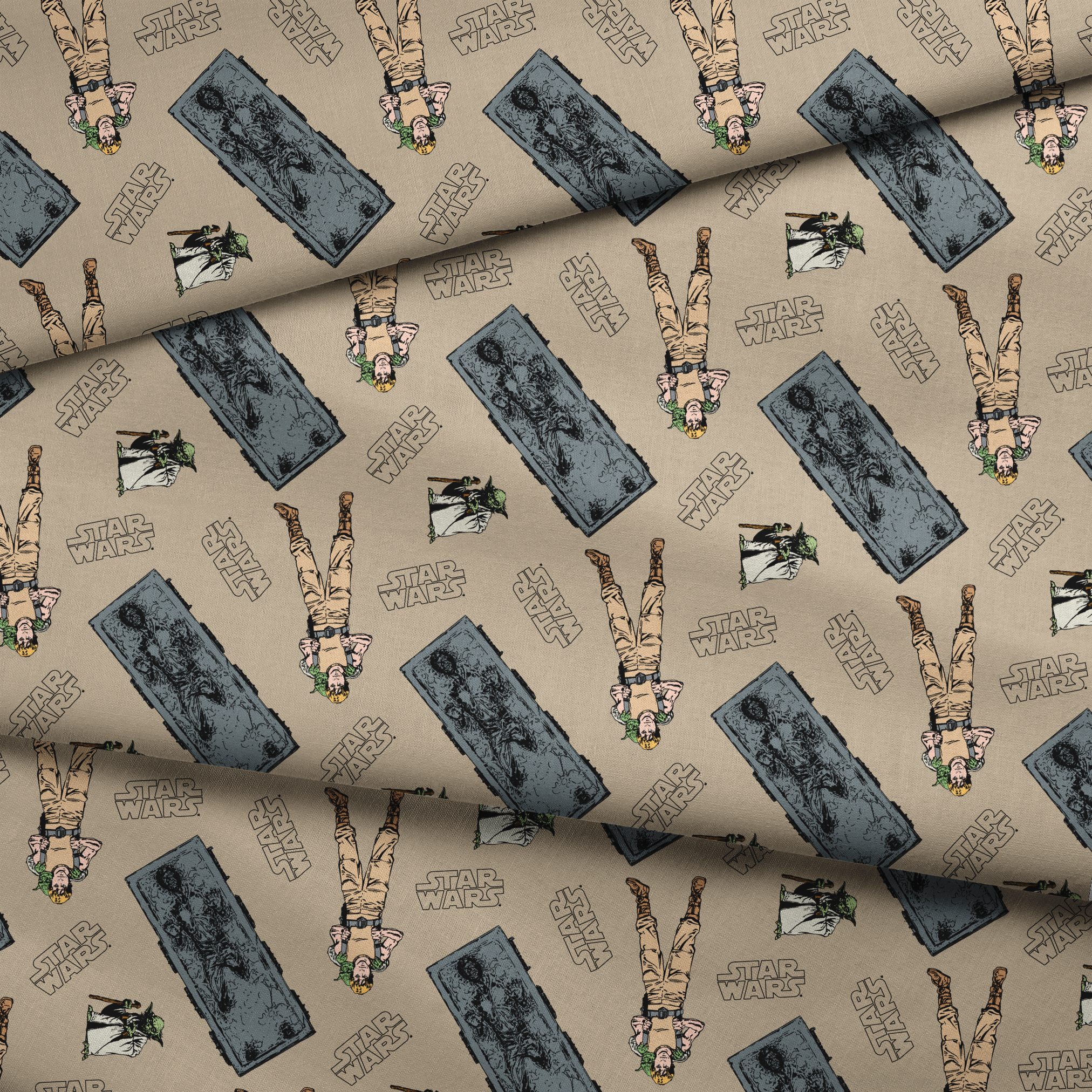  fabric fold mockup
