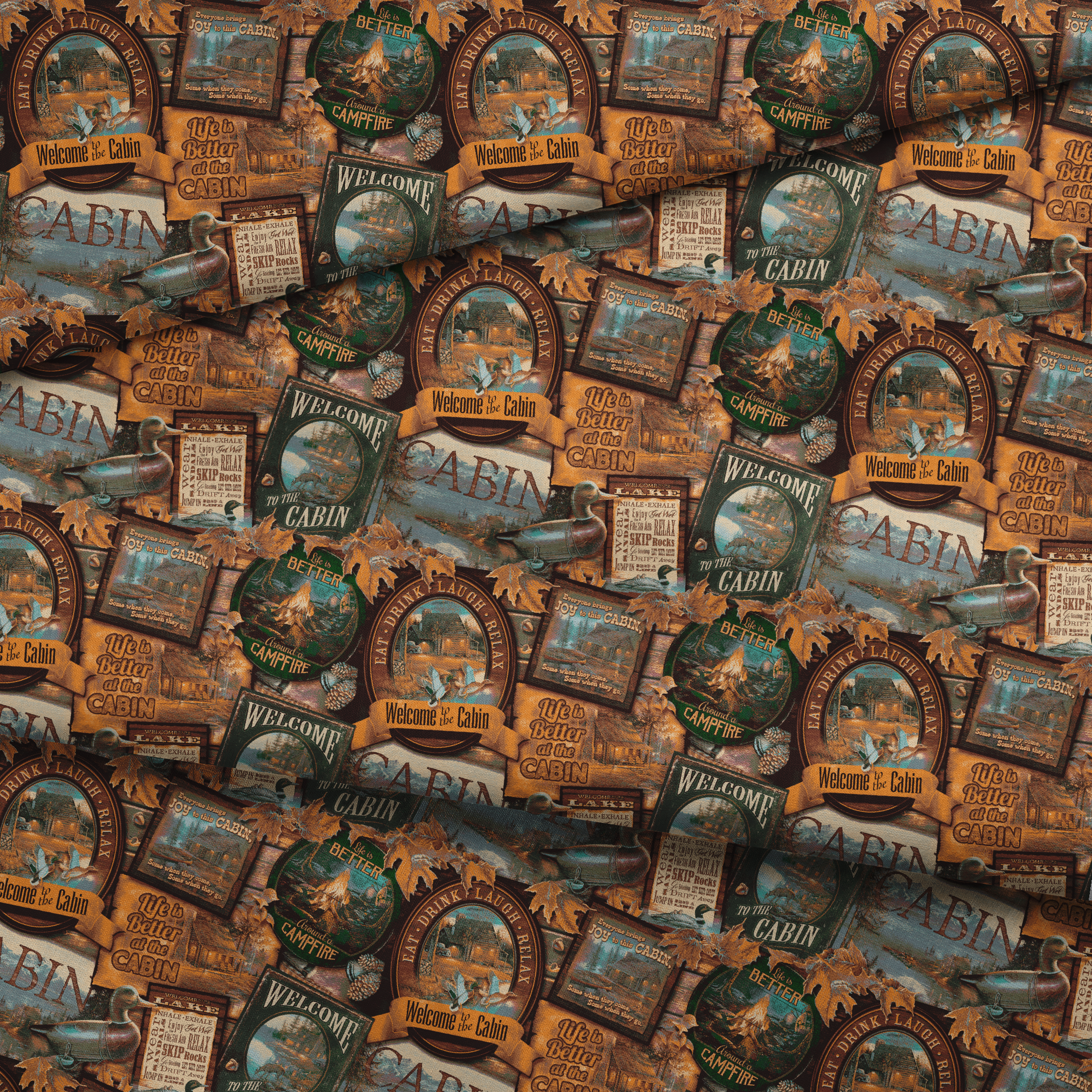  fabric fold mockup