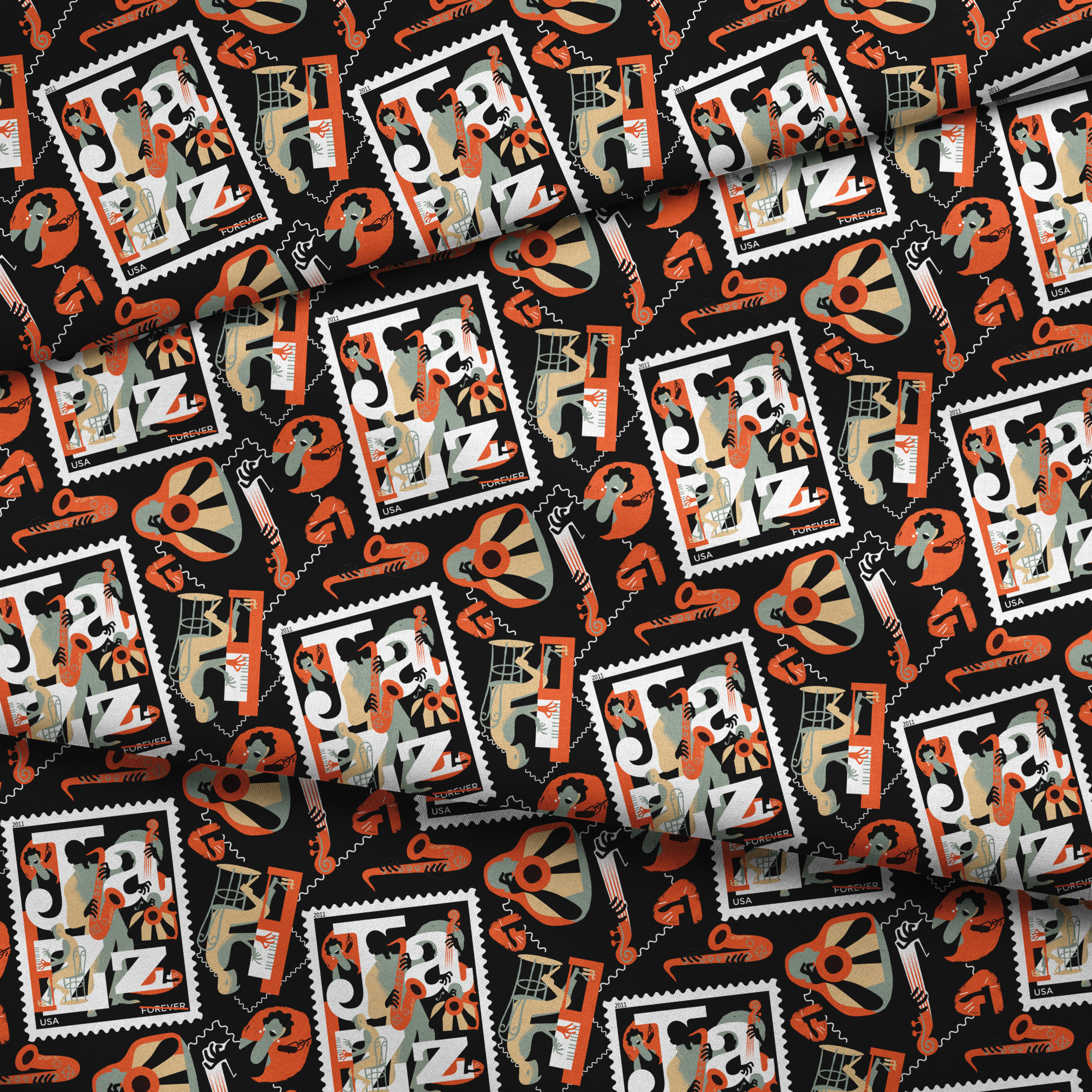  fabric fold mockup
