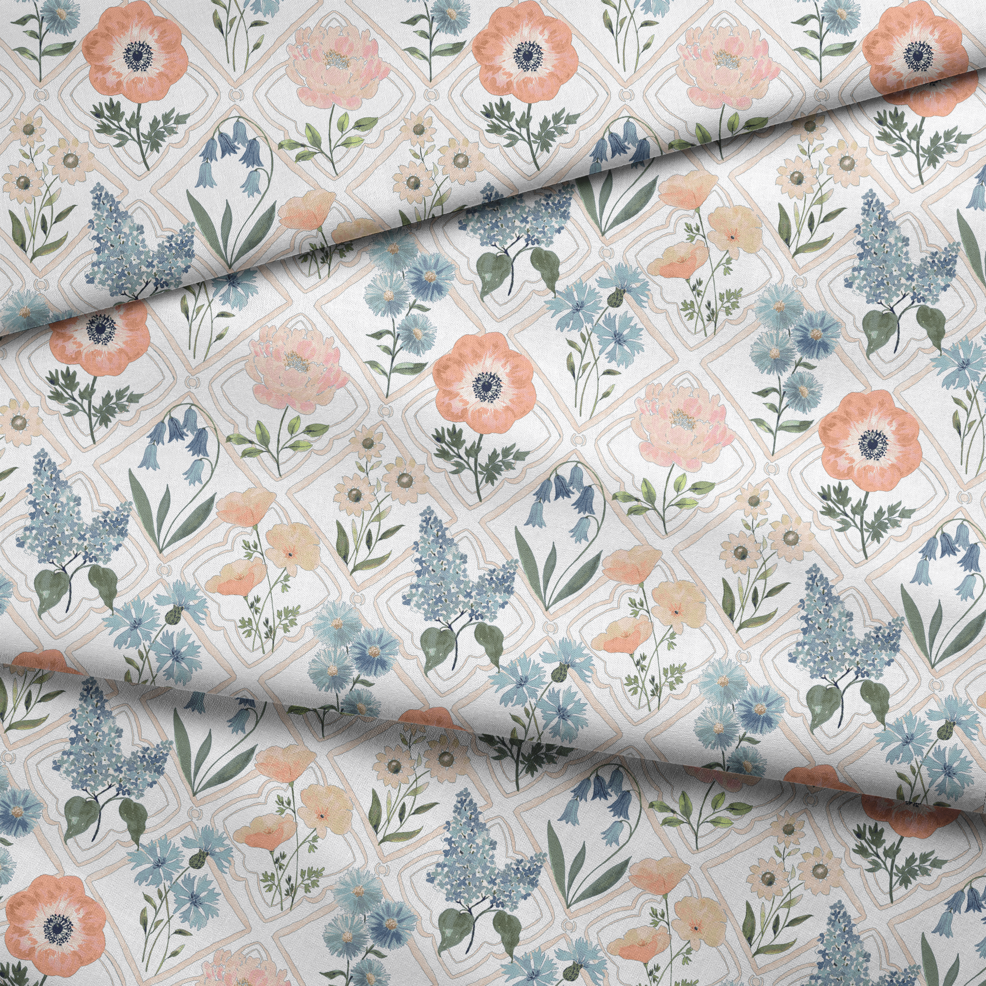  fabric fold mockup