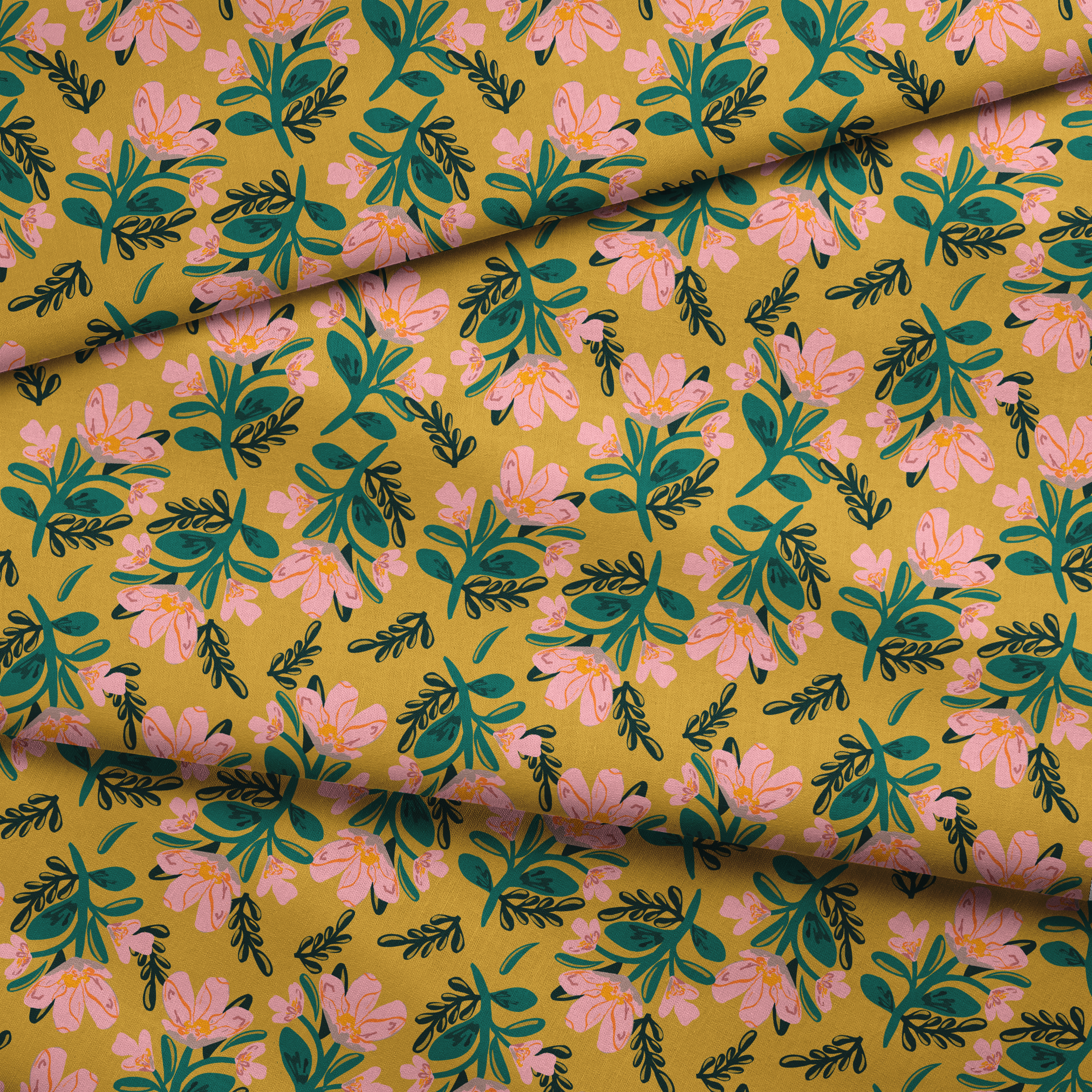  fabric fold mockup