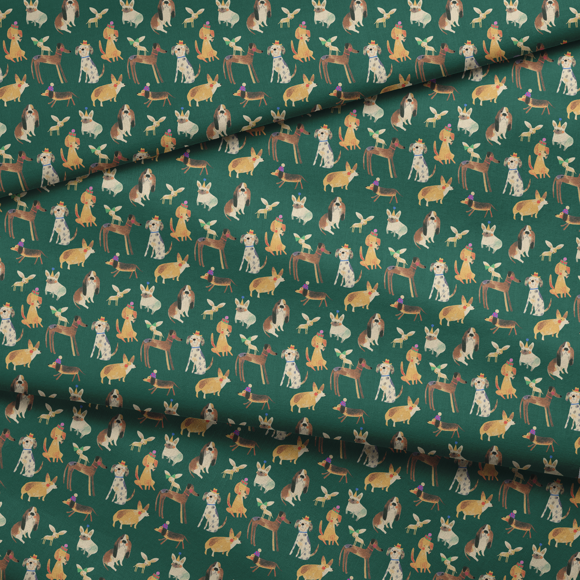  fabric fold mockup