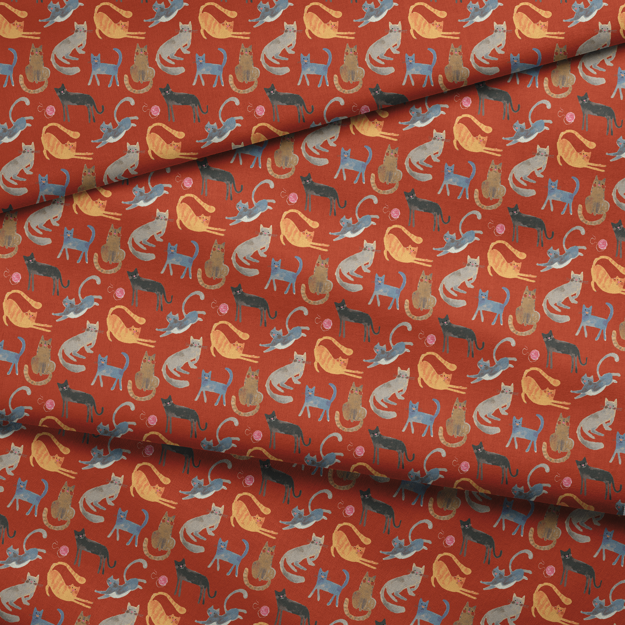  fabric fold mockup
