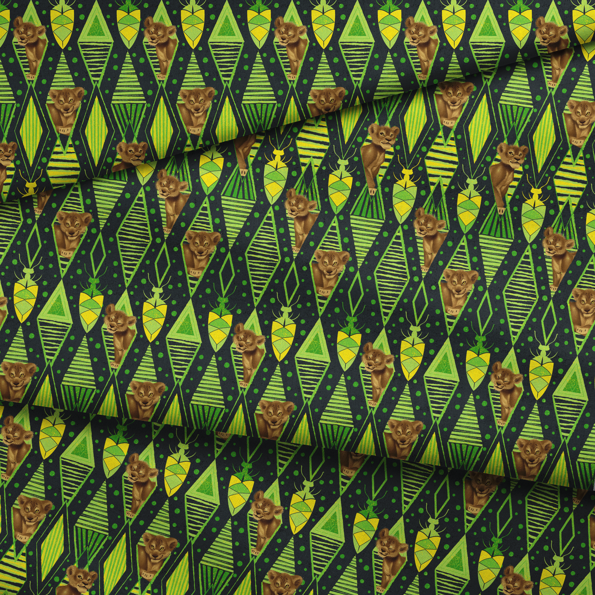  fabric fold mockup