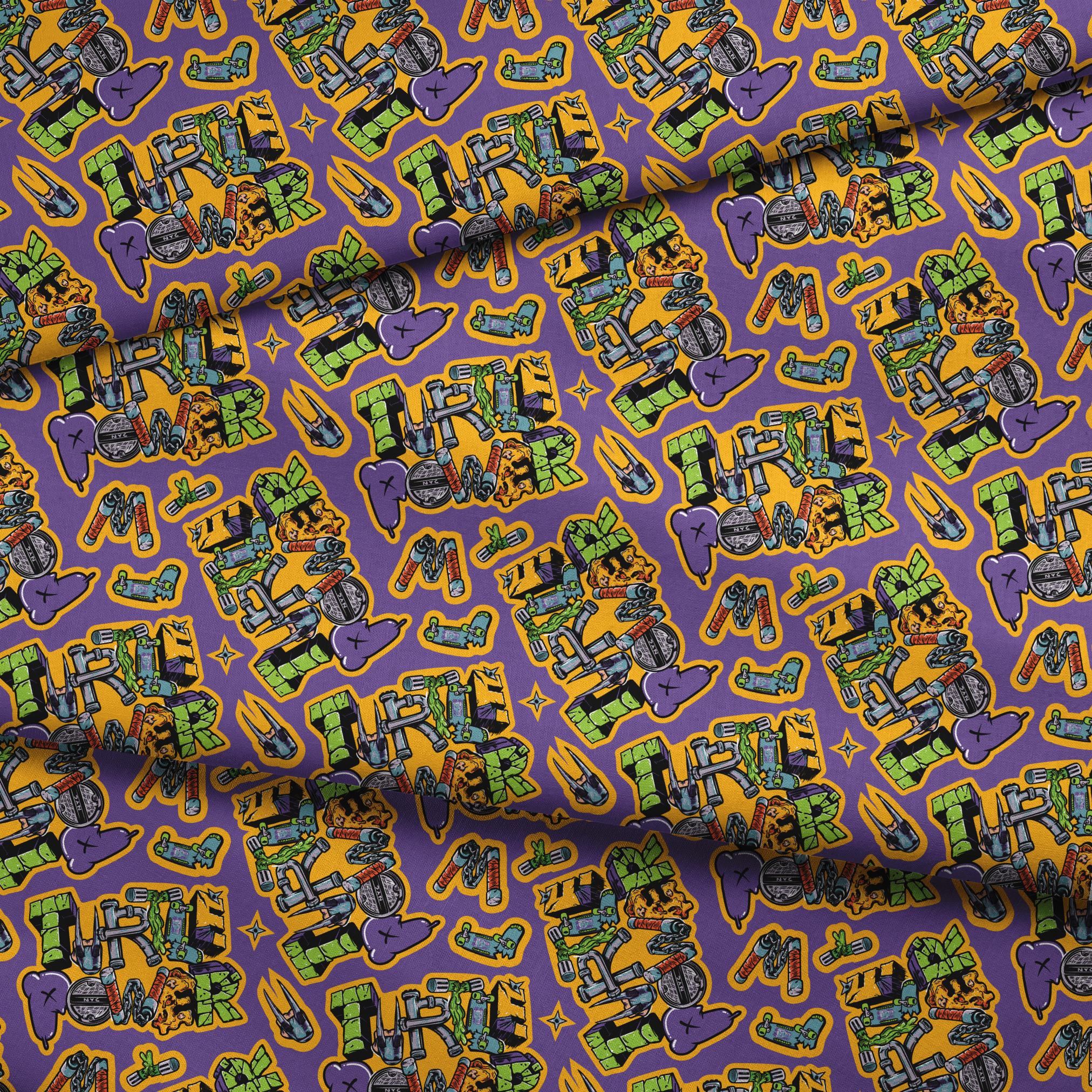  fabric fold mockup