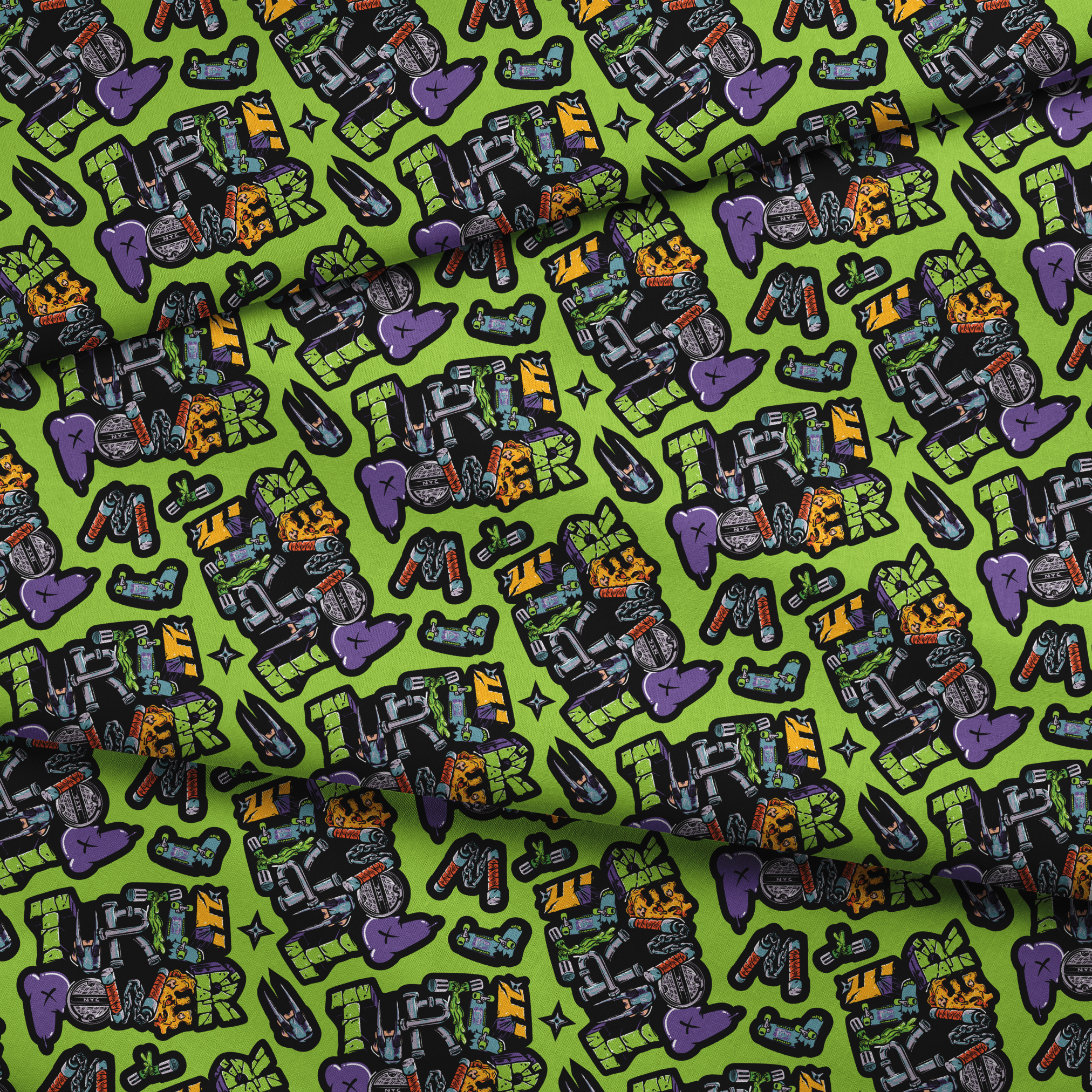  fabric fold mockup