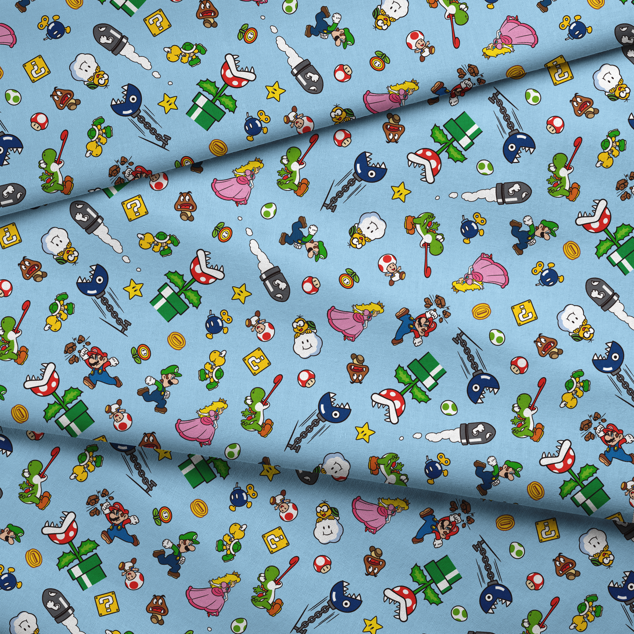  fabric fold mockup