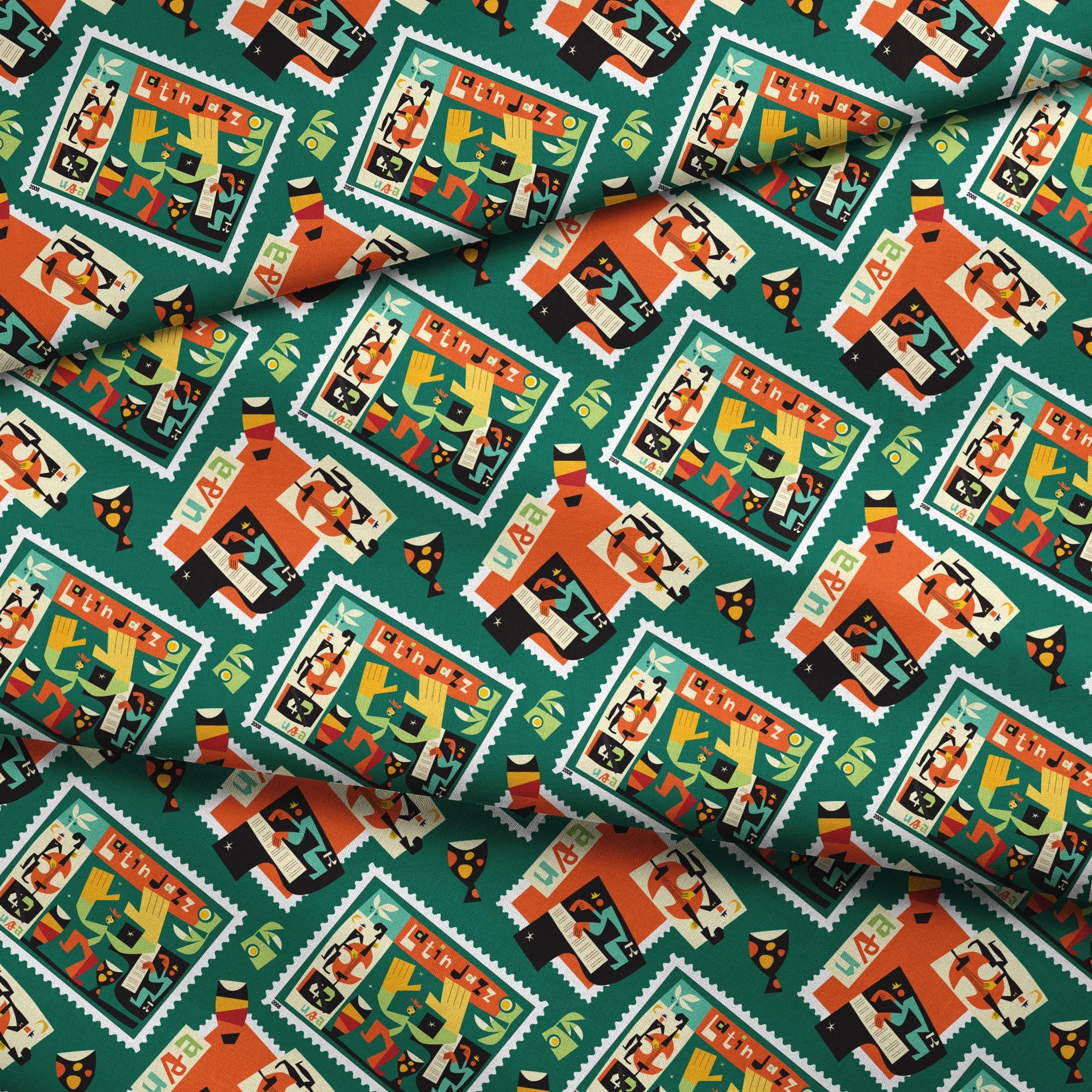  fabric fold mockup
