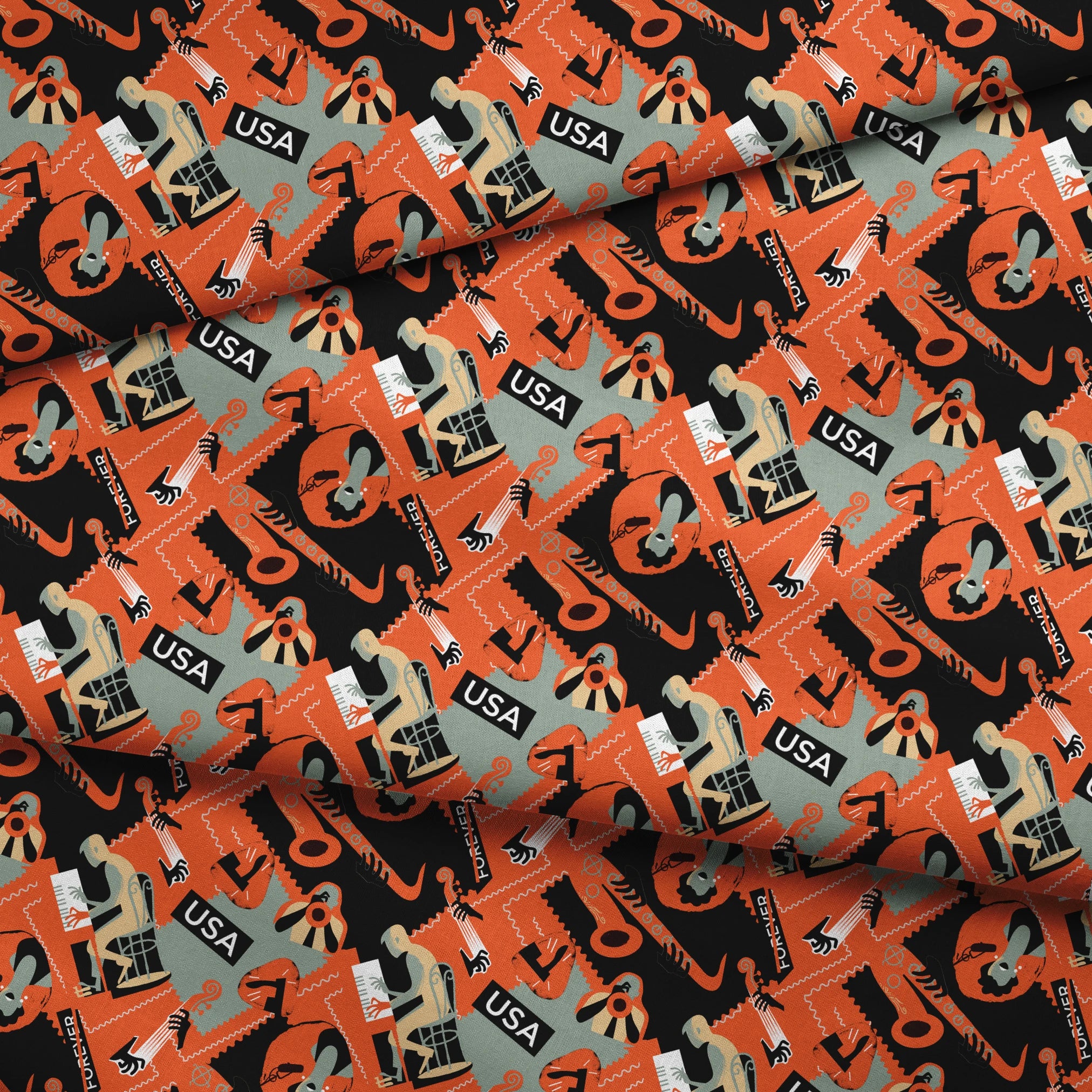  fabric fold mockup