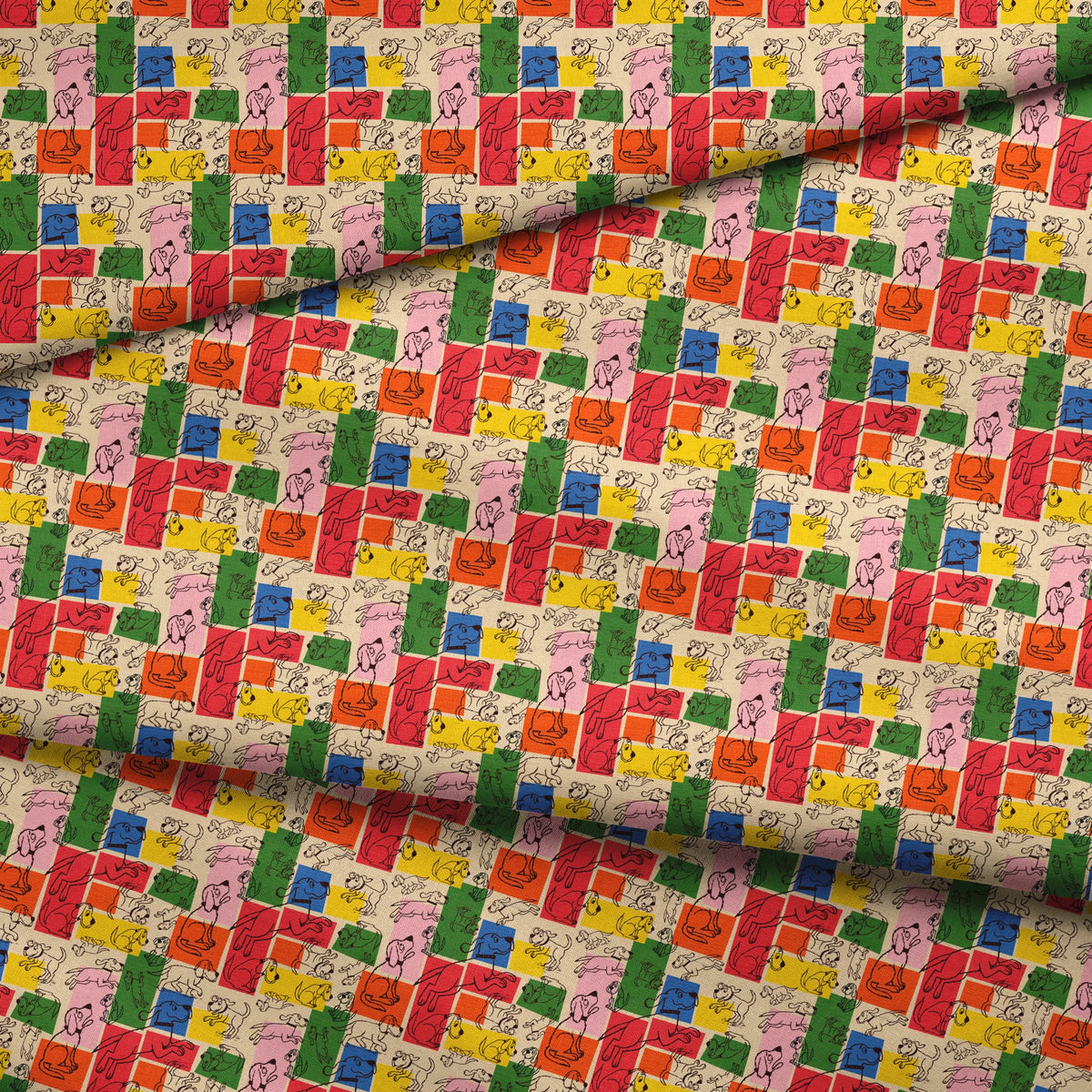  fabric fold mockup