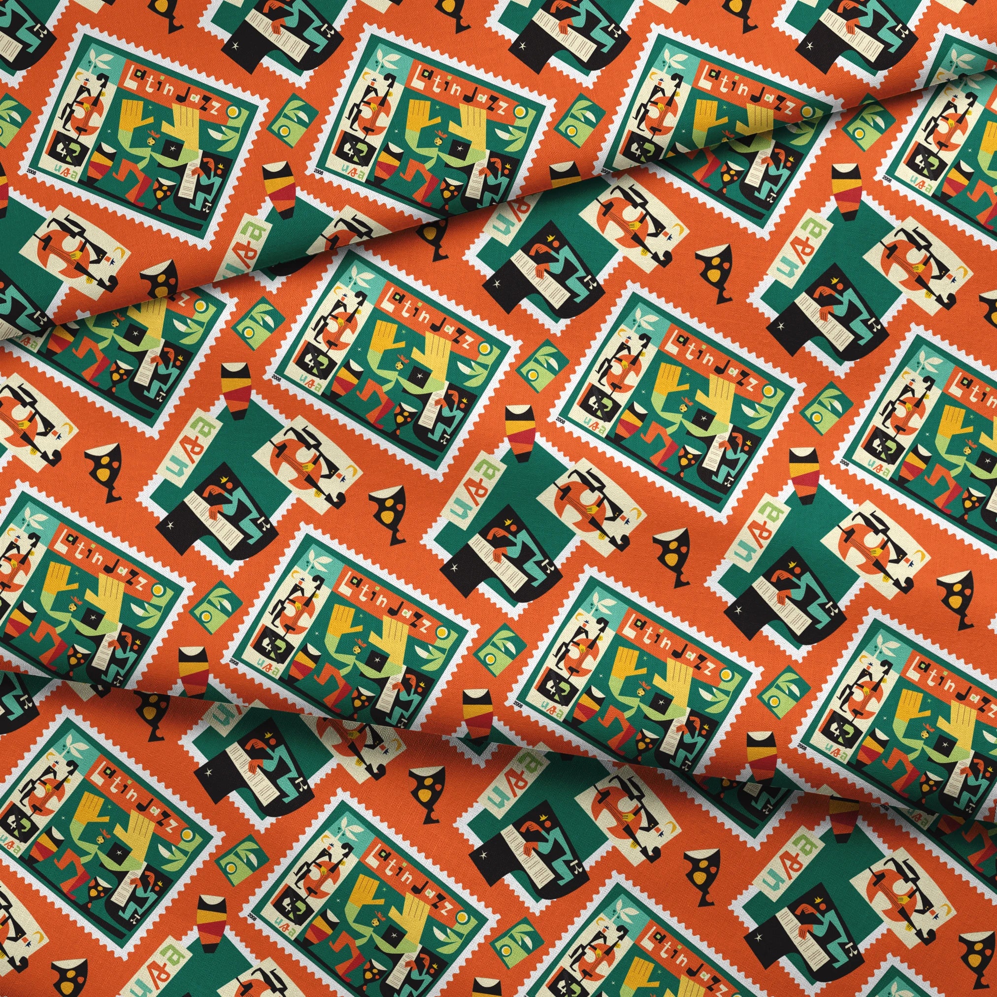  fabric fold mockup
