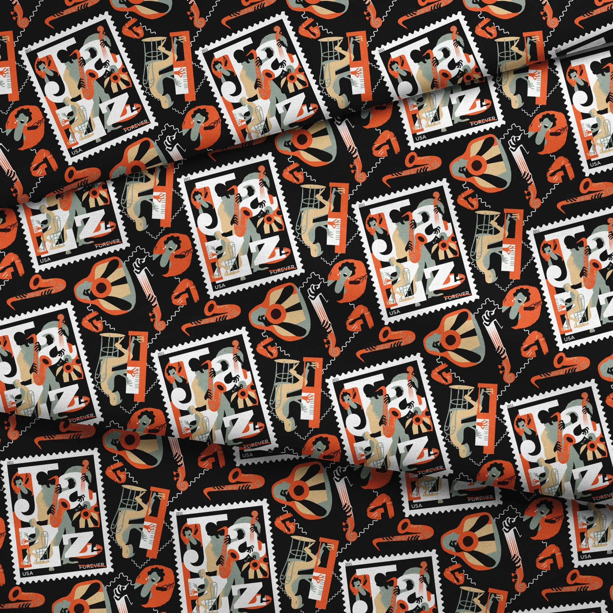  fabric fold mockup