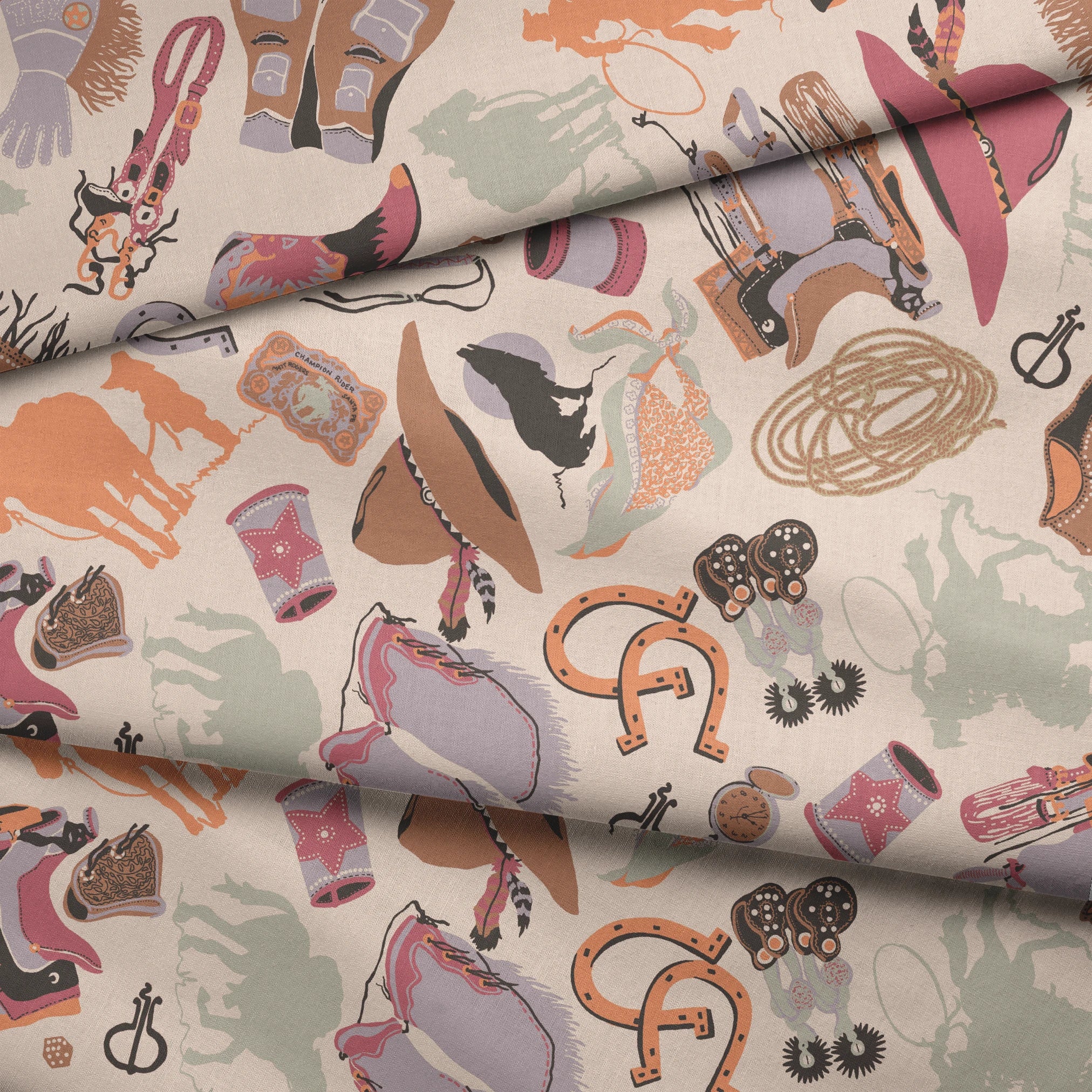  fabric fold mockup