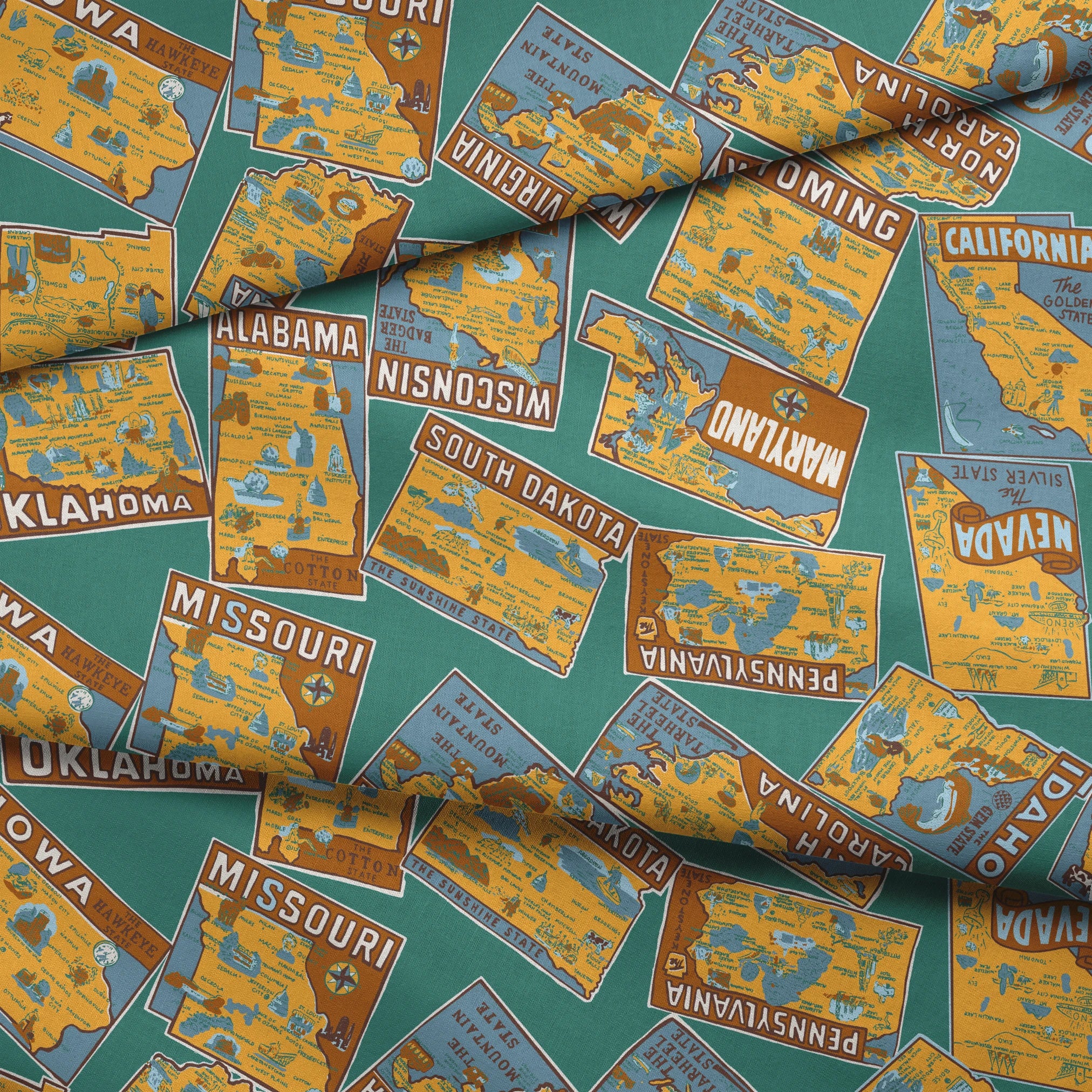  fabric fold mockup