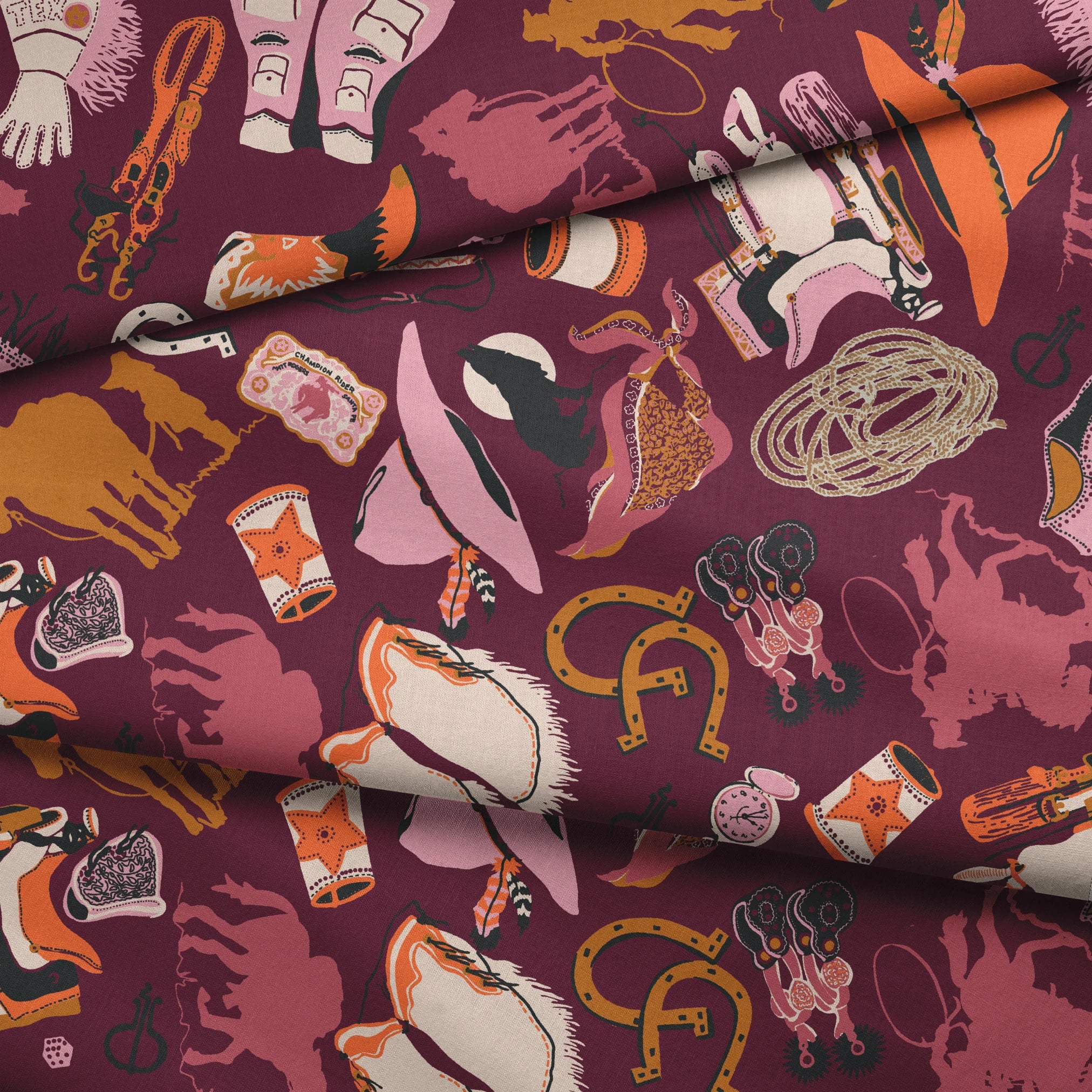  fabric fold mockup