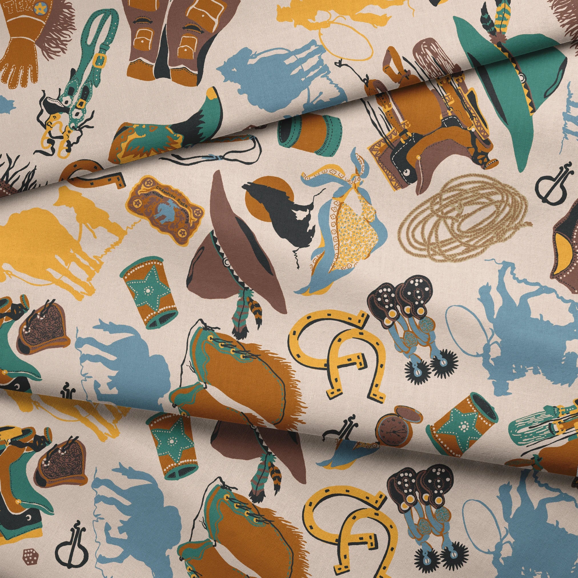  fabric fold mockup