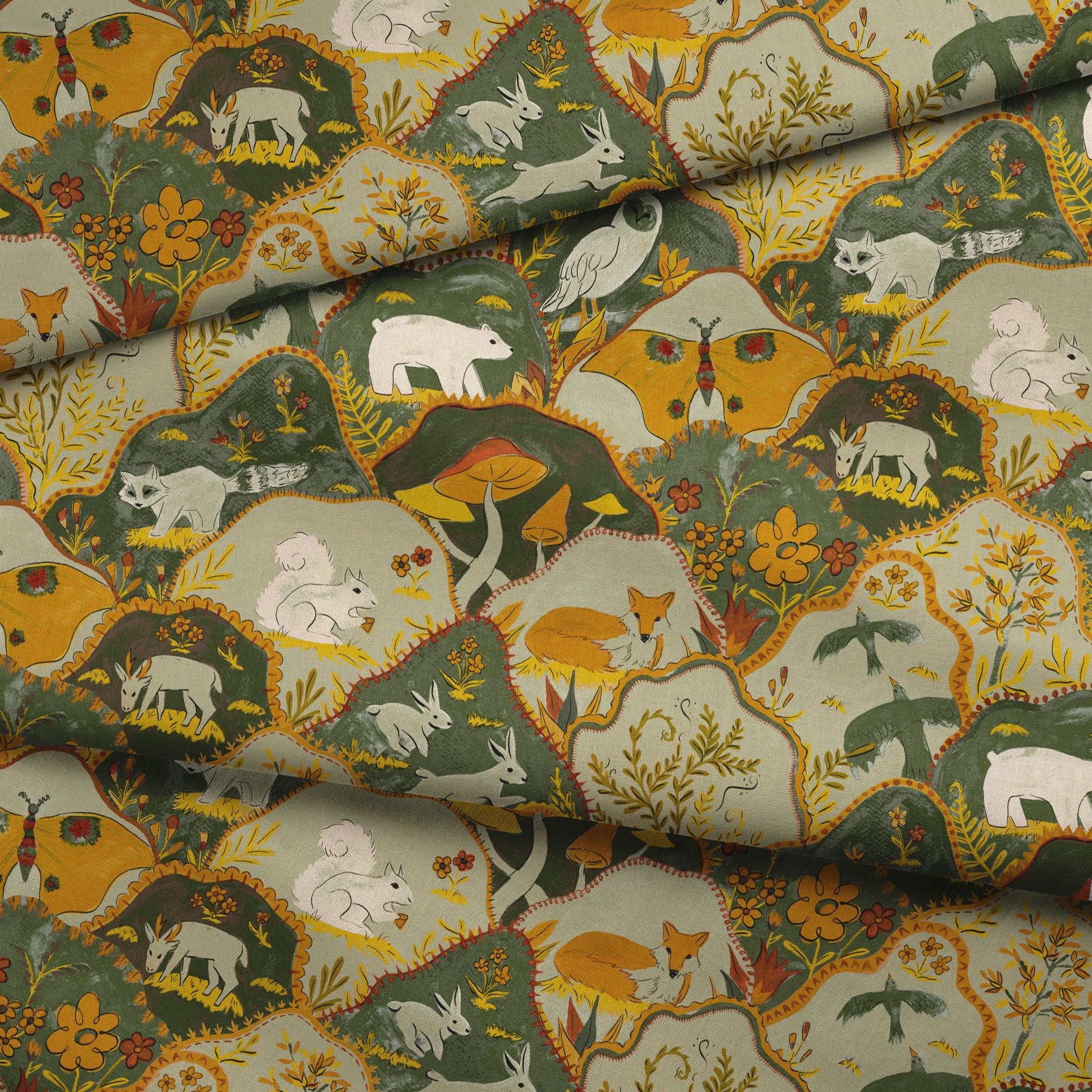  fabric fold mockup