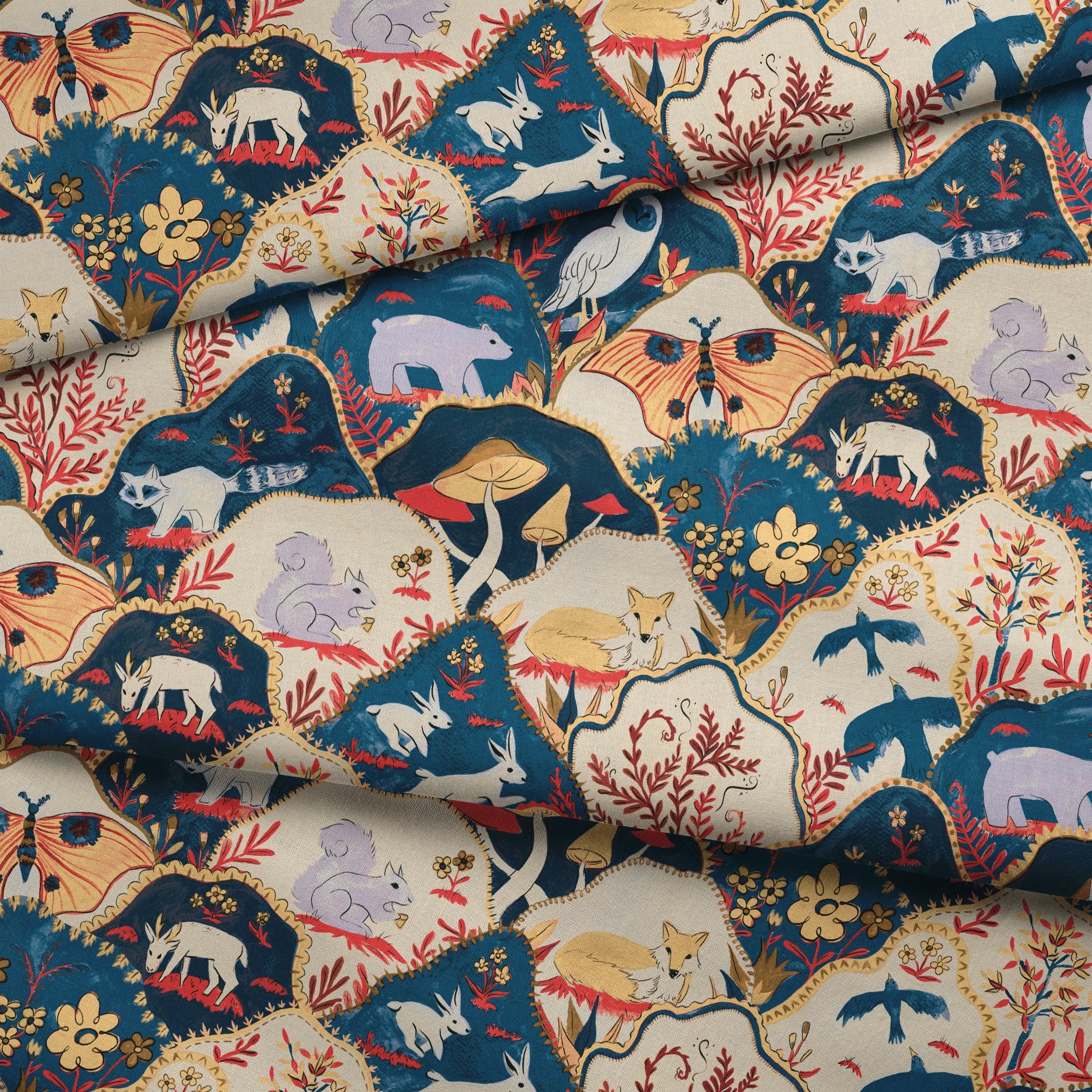  fabric fold mockup