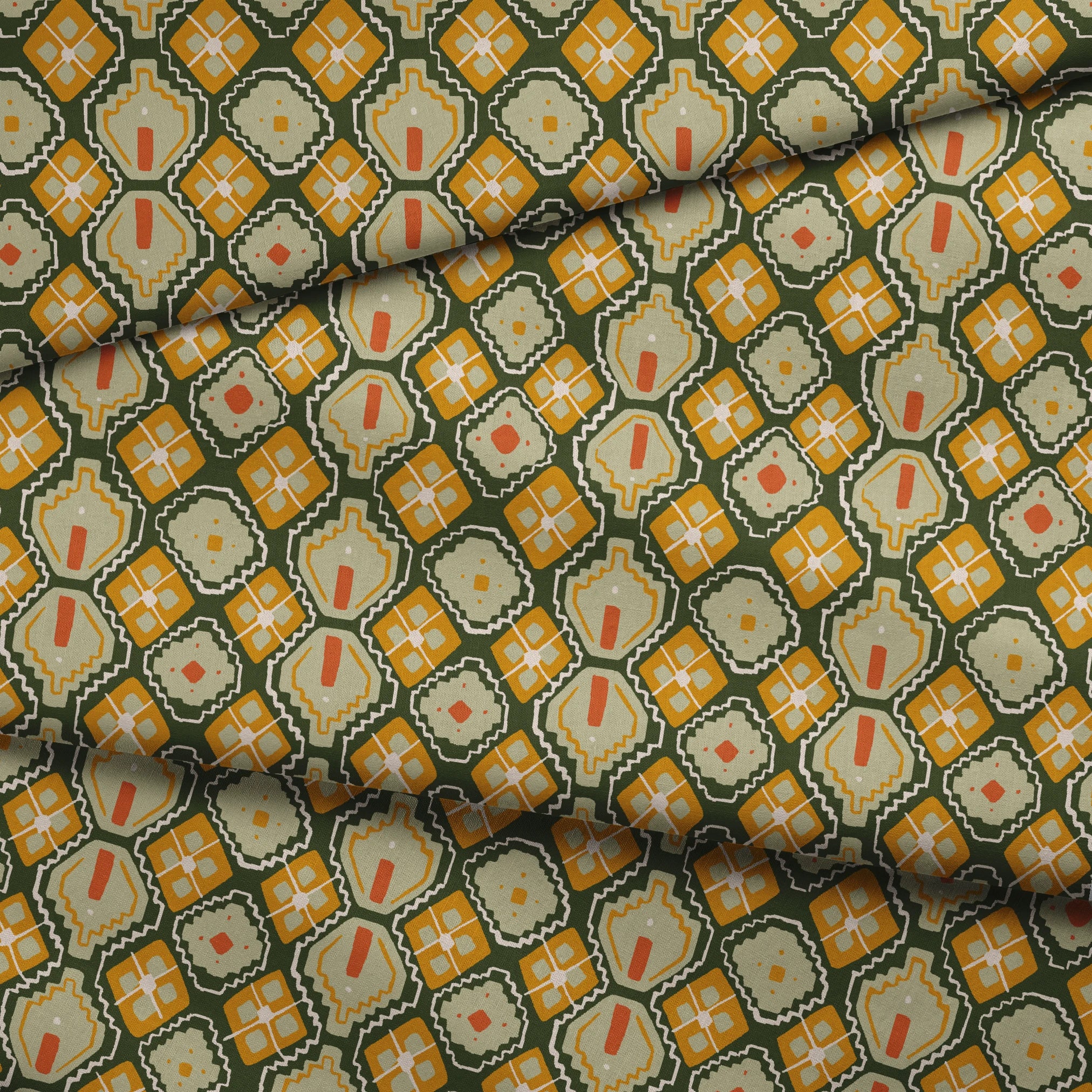  fabric fold mockup