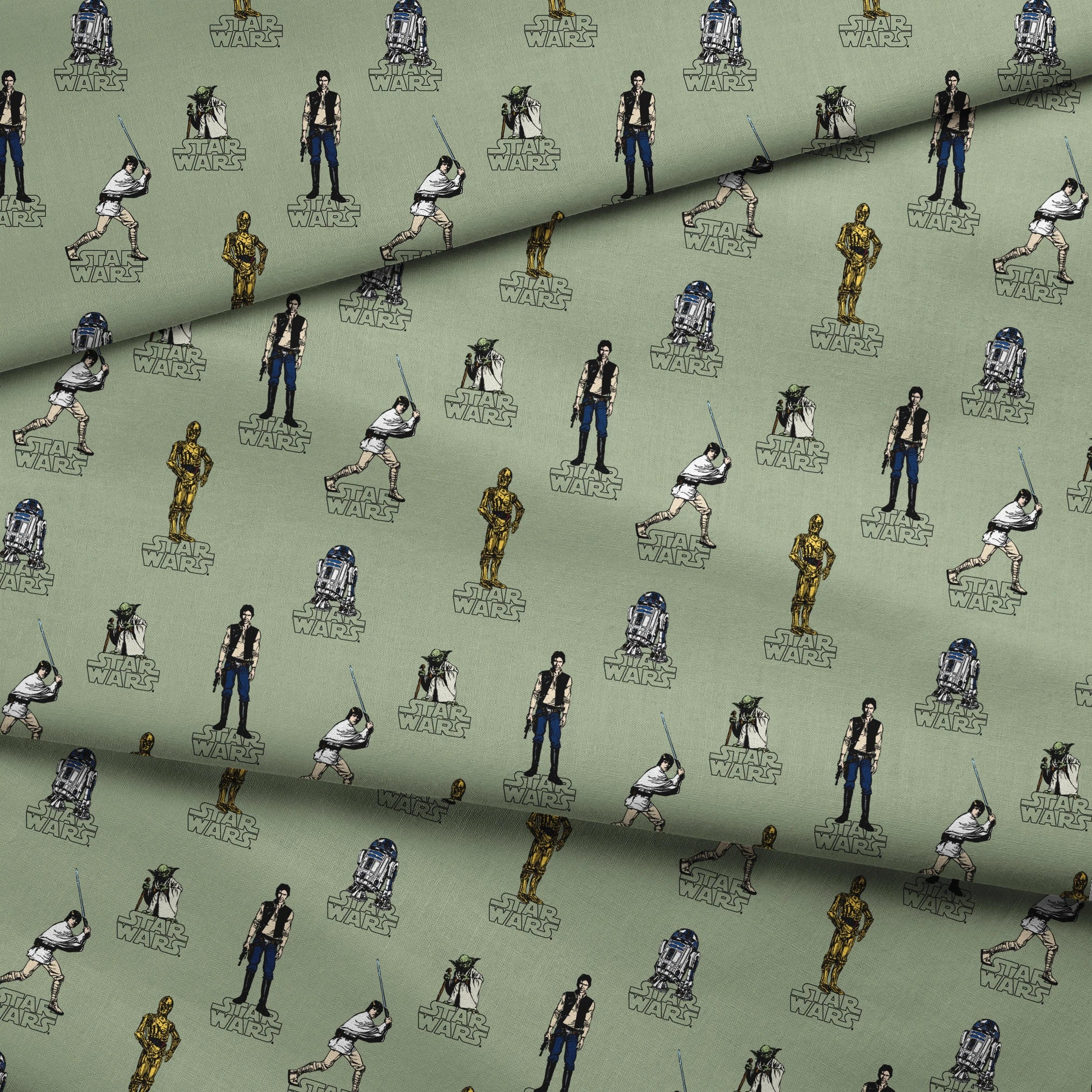  fabric fold mockup
