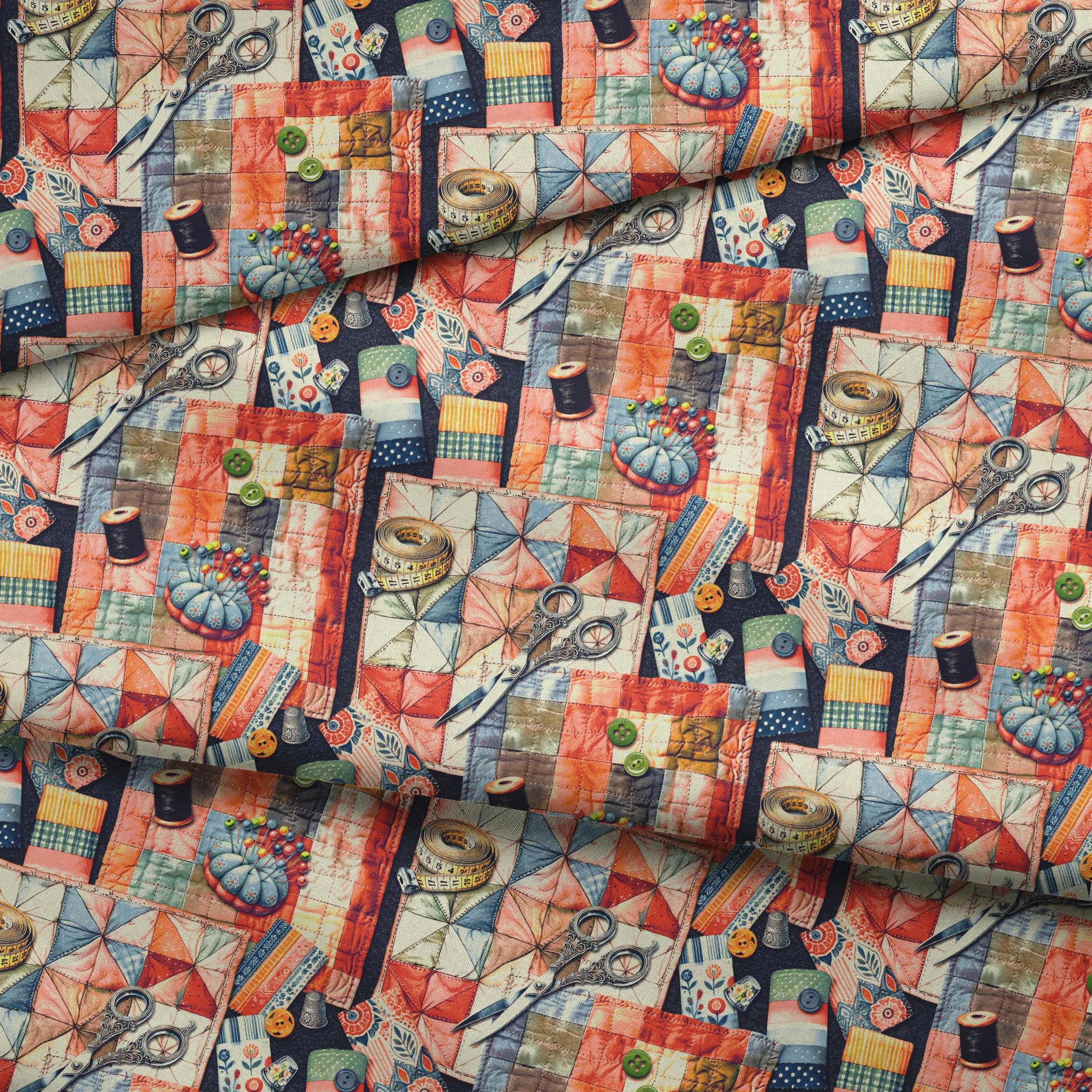  fabric fold mockup
