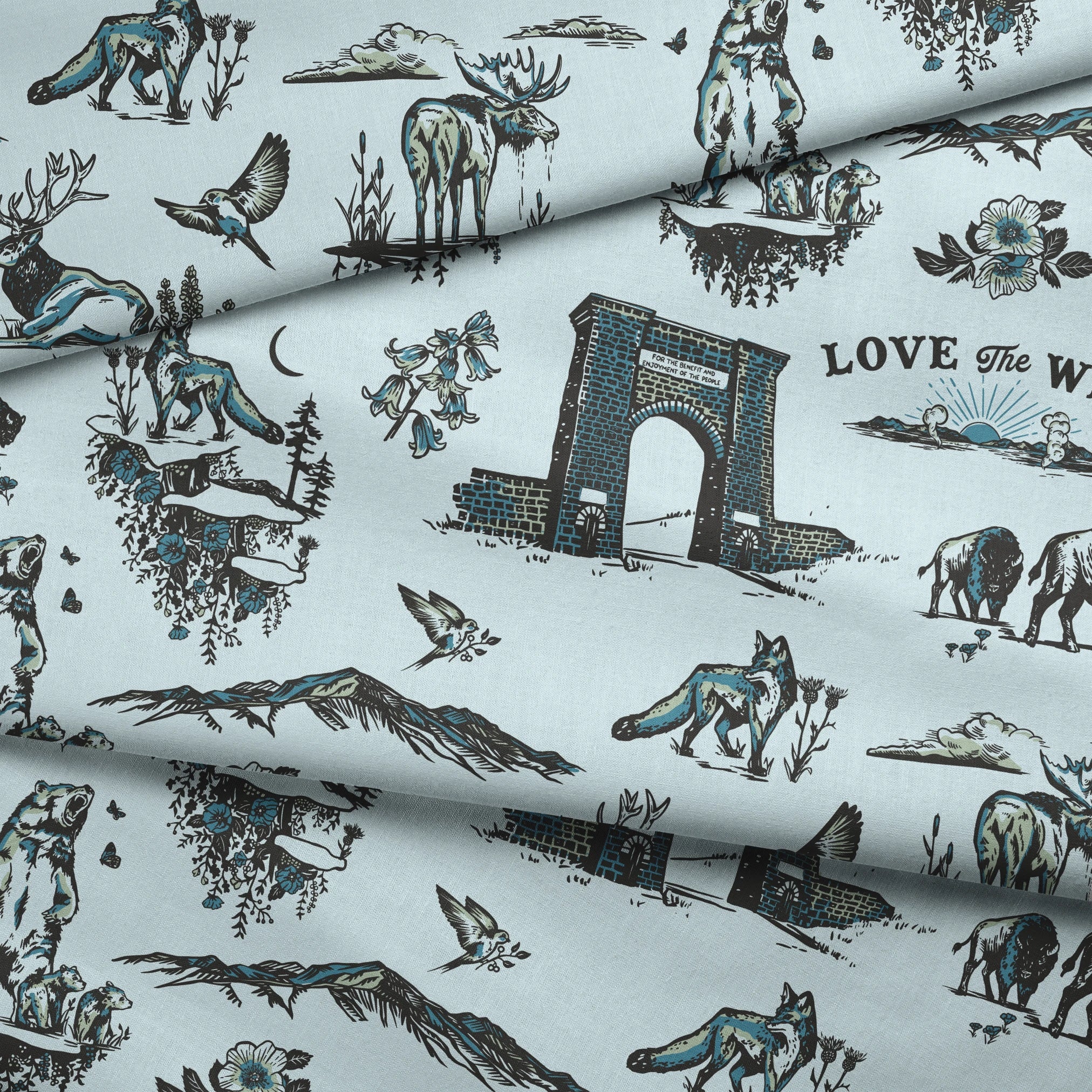  fabric fold mockup