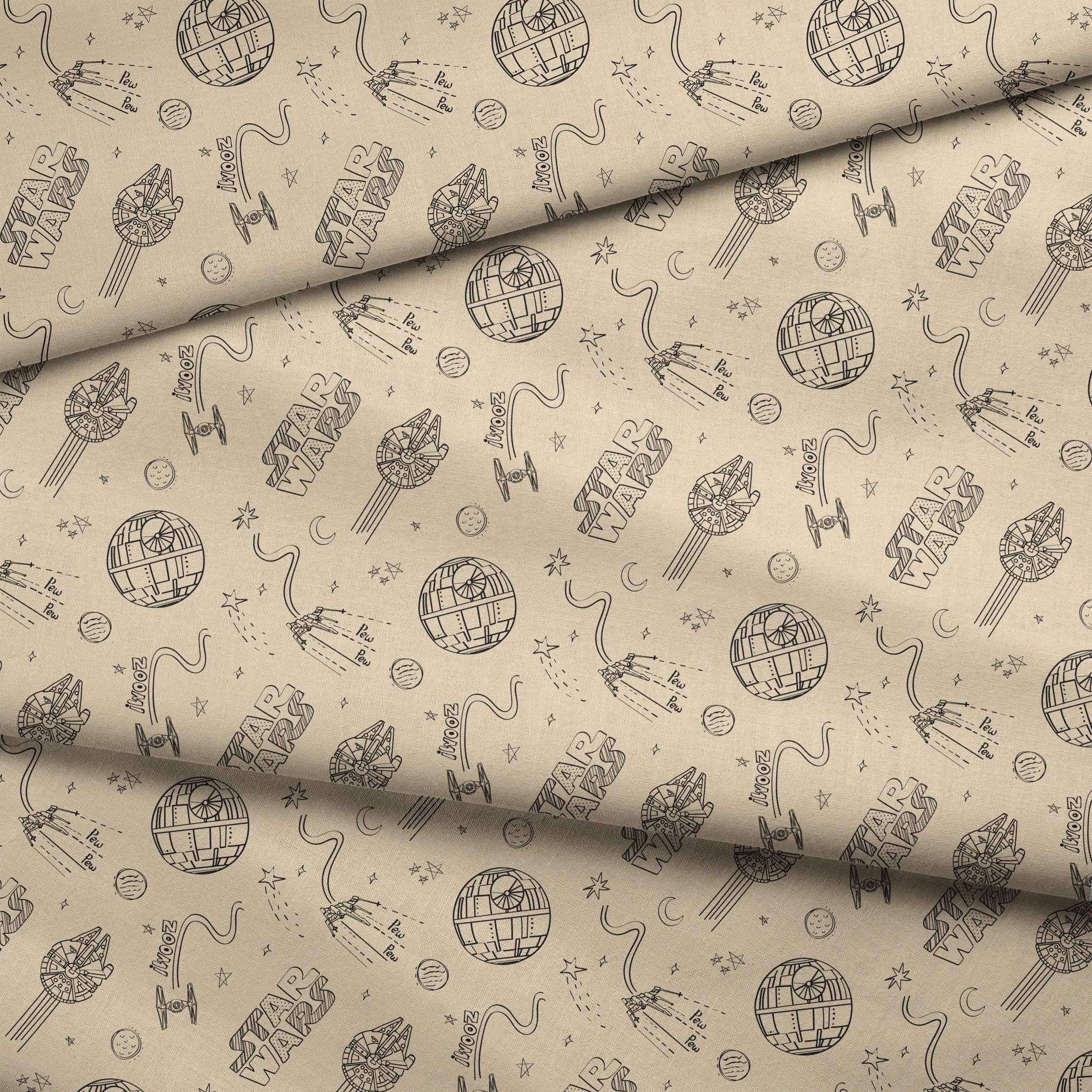  fabric fold mockup