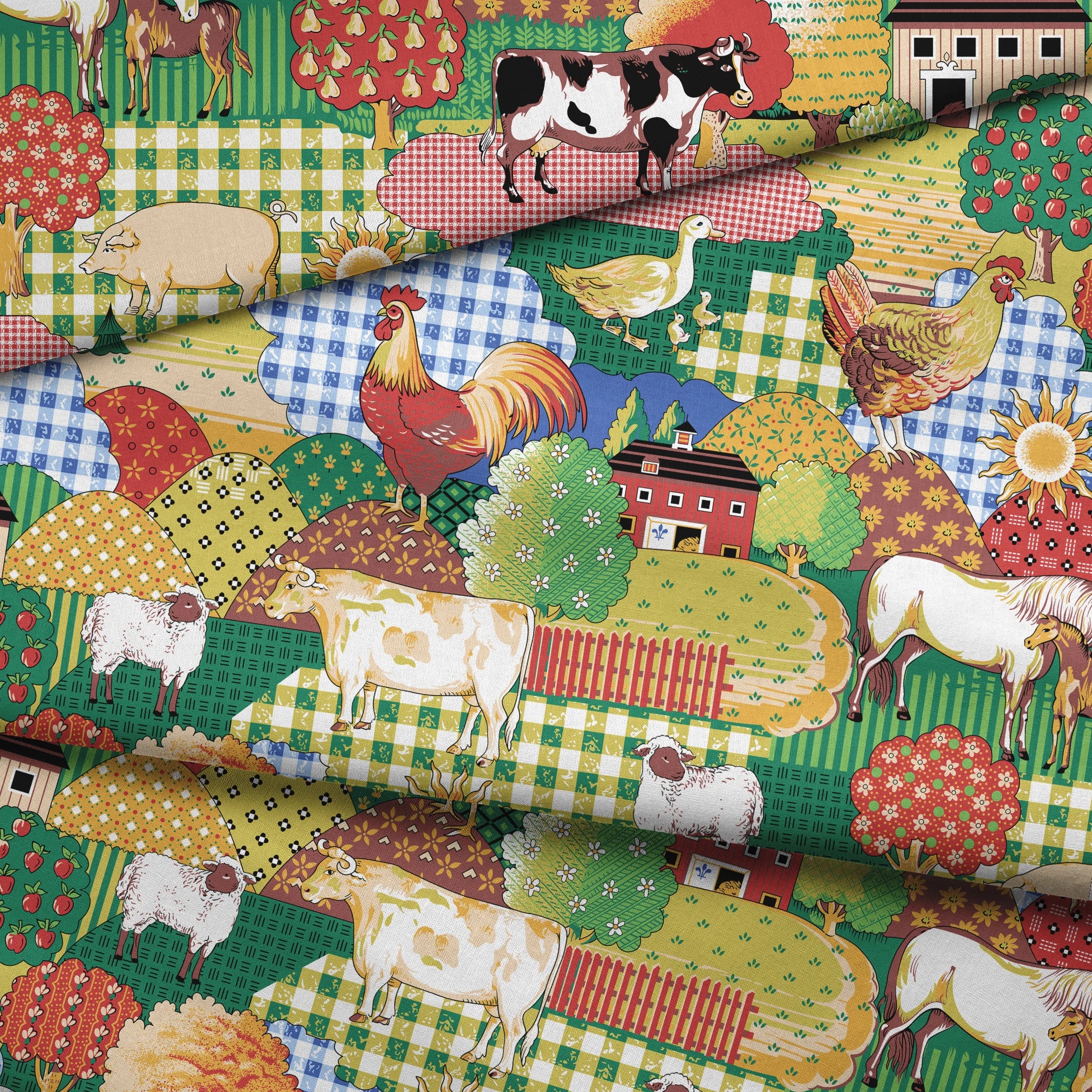  fabric fold mockup