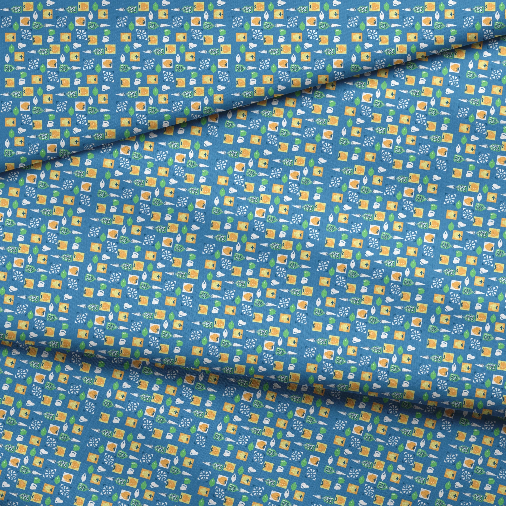  fabric fold mockup